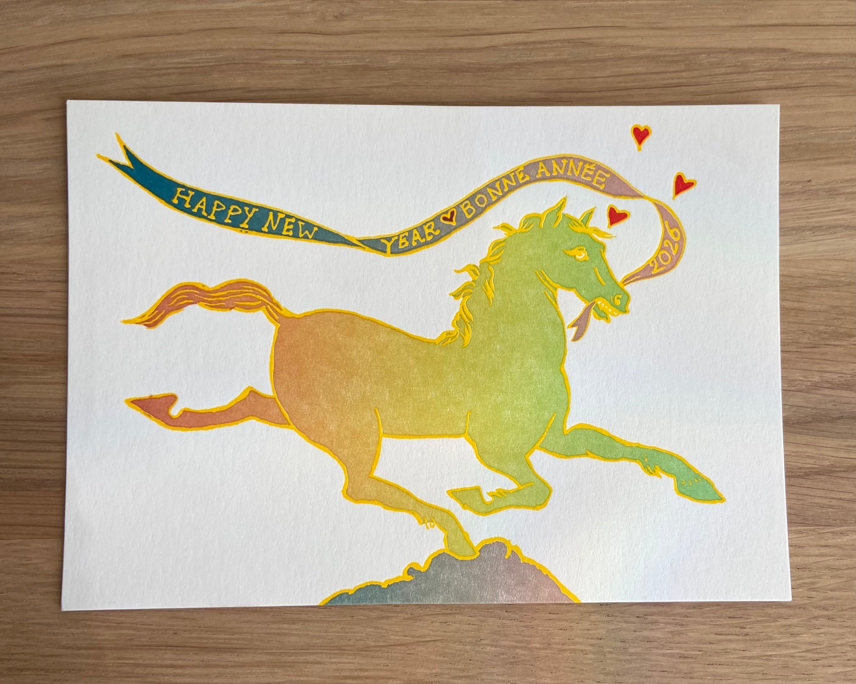Astier de Villatte 2026 Horse Postcard