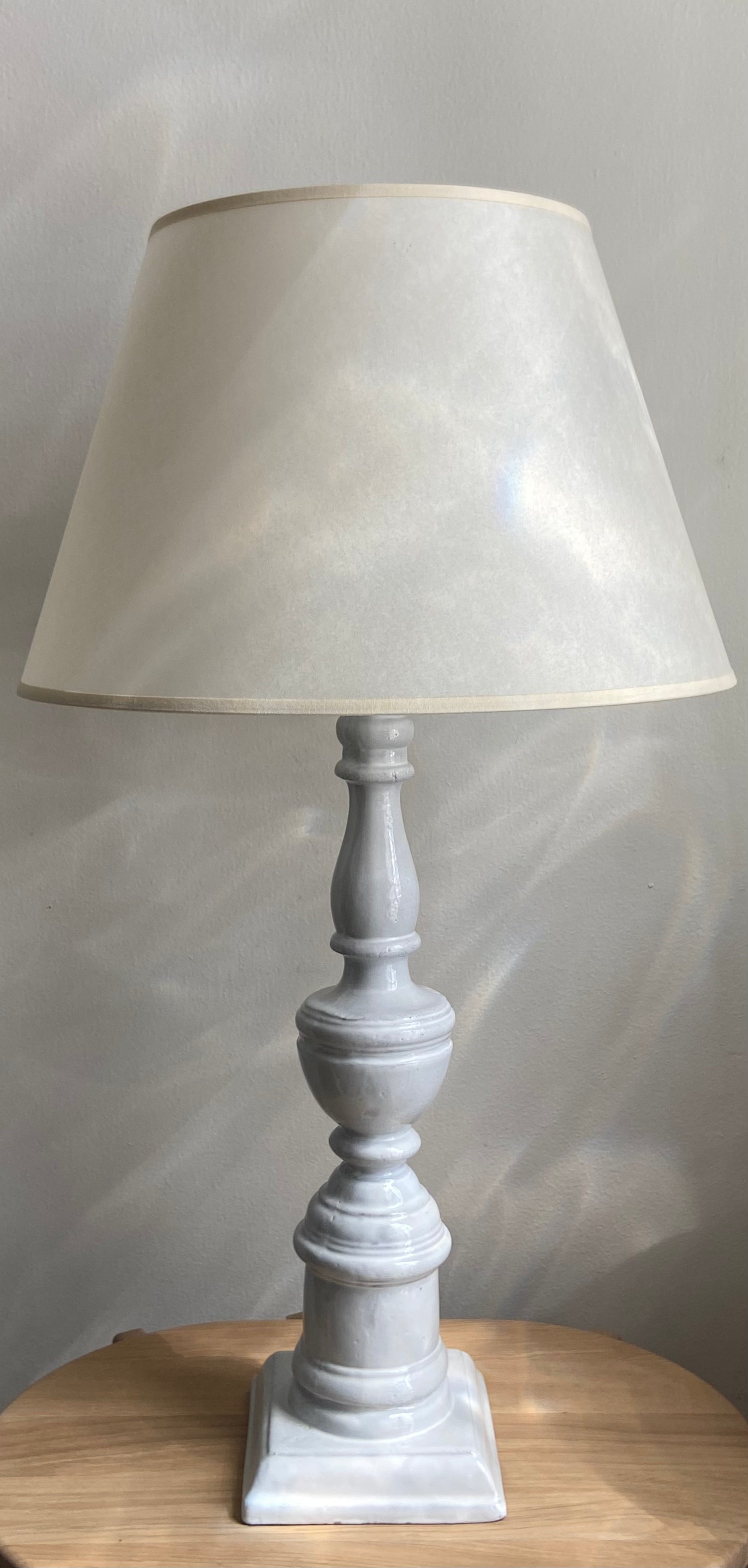 Astier de Villatte Ceramic Positano Lamp with Shade
