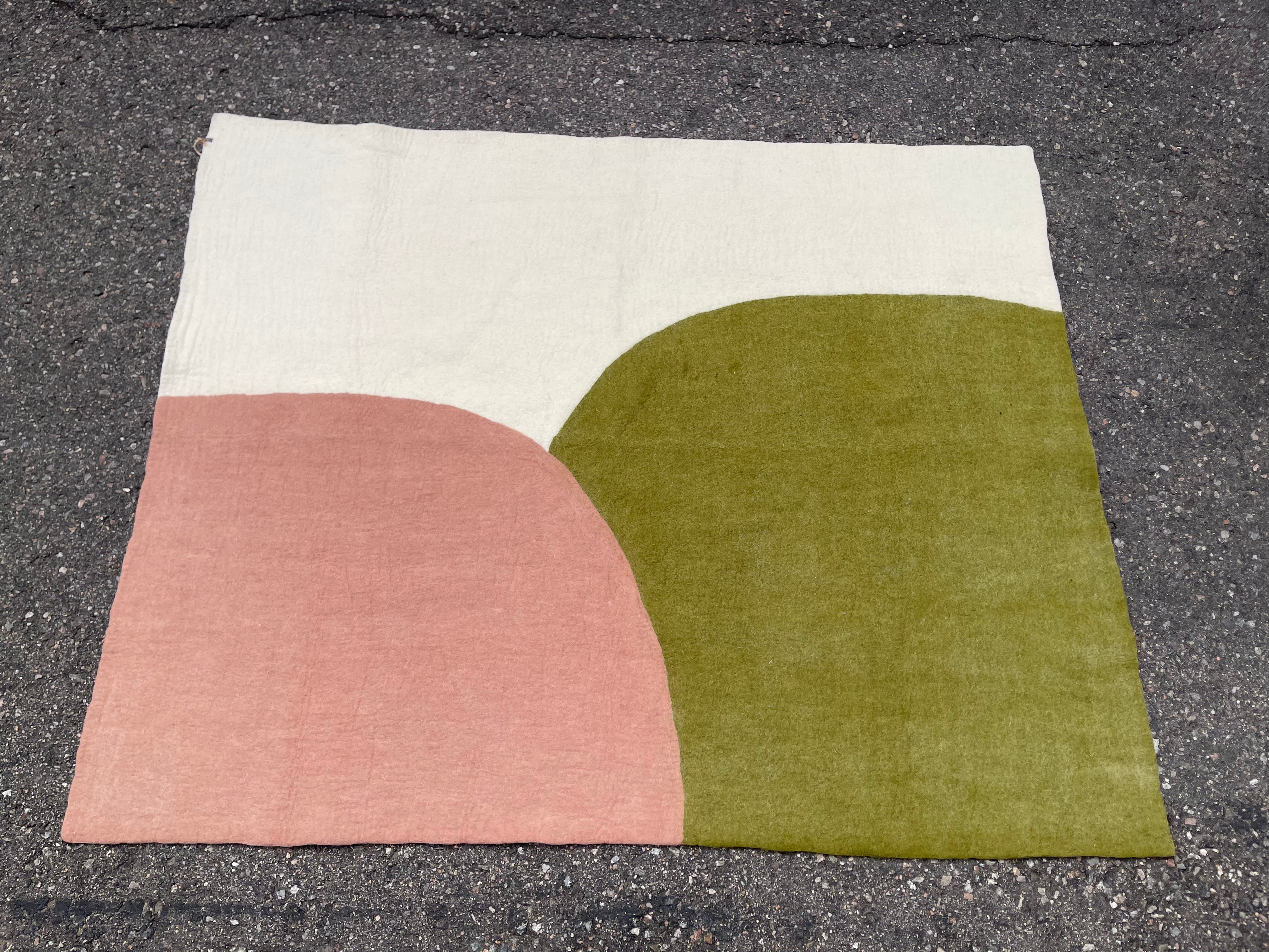 Sikara Felted Wool Rug 63" x 79"