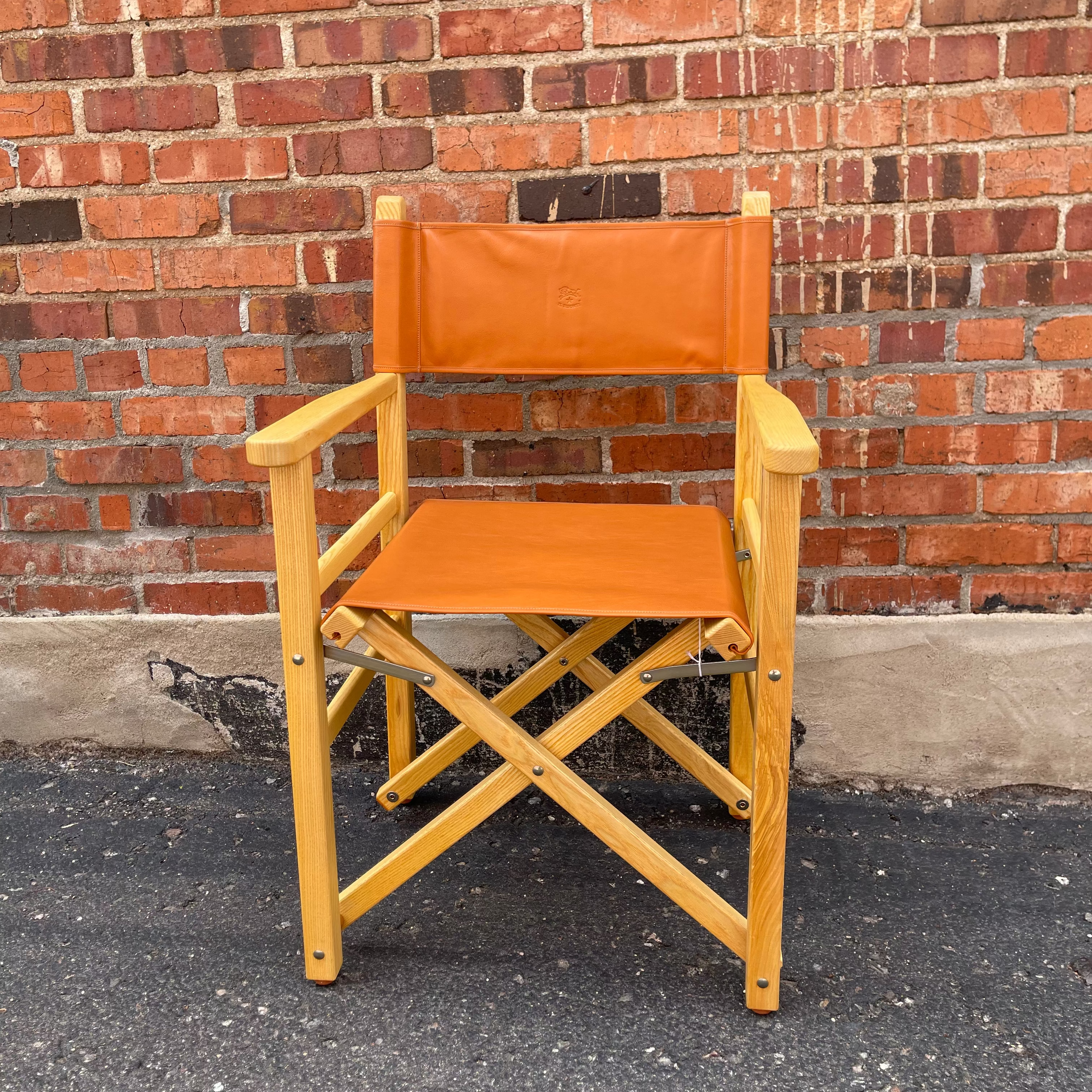 Il Bisonte Cowhide Director Chair