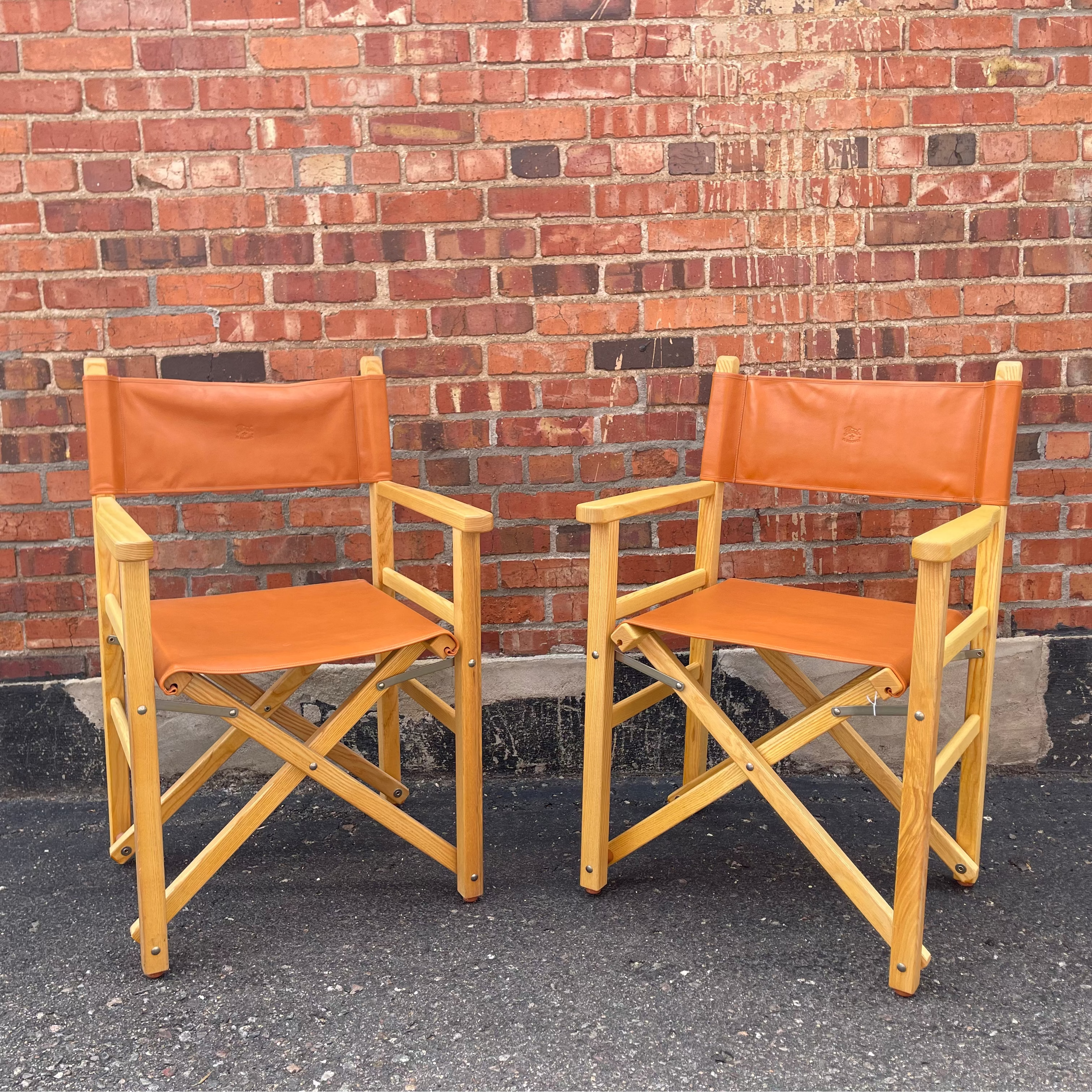 Il Bisonte Cowhide Director Chair