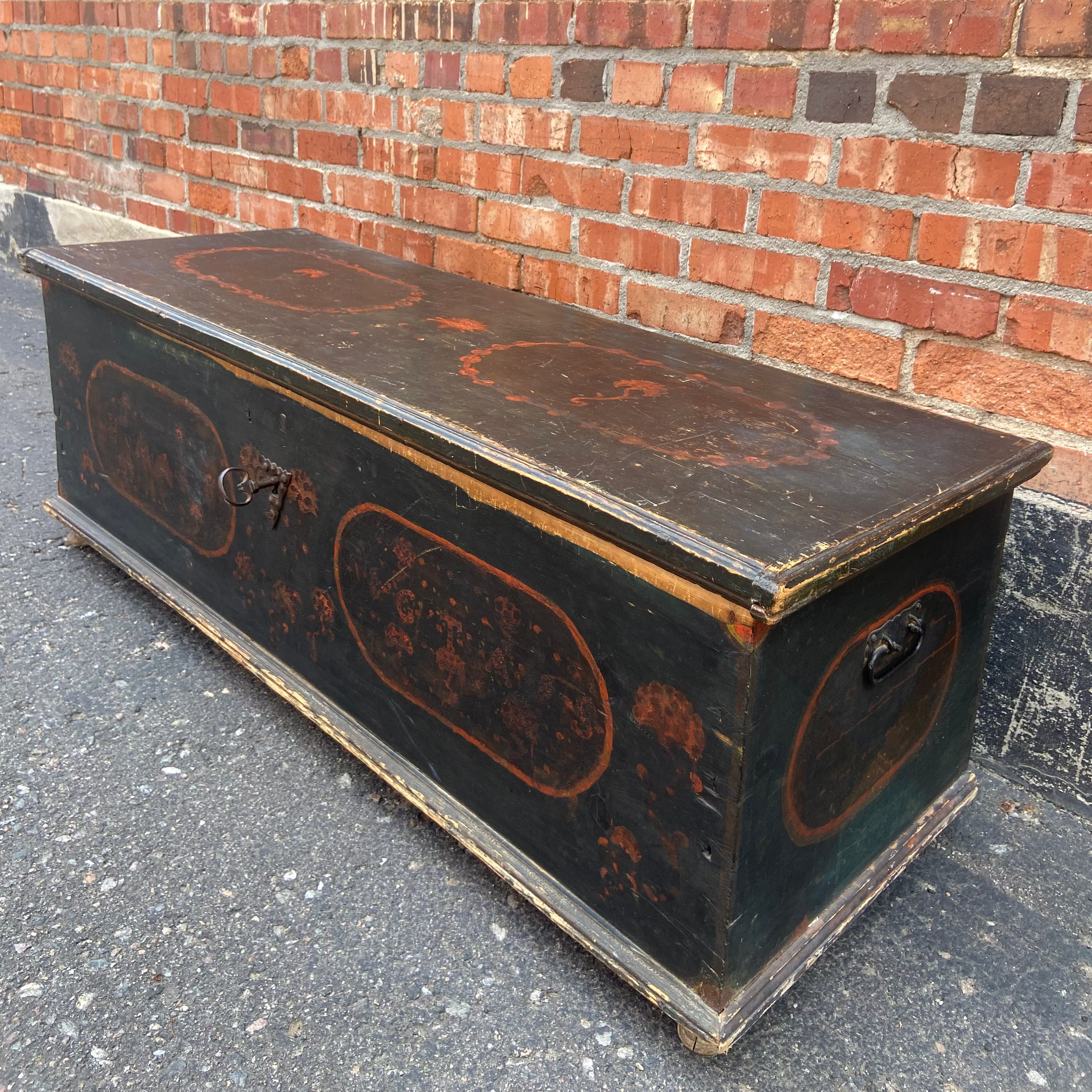 Antique French Marriage Trousseau Box