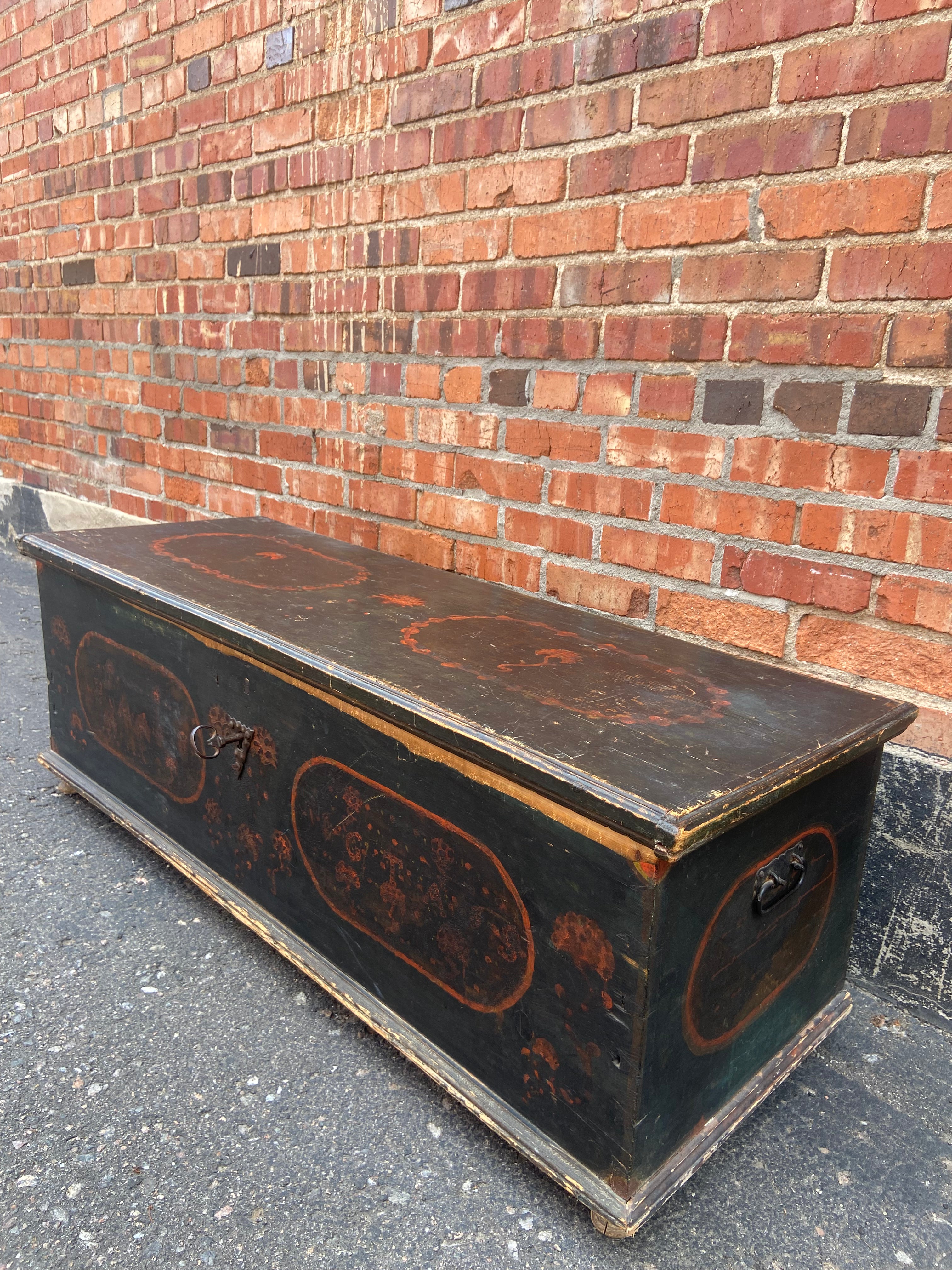 Antique French Marriage Trousseau Box