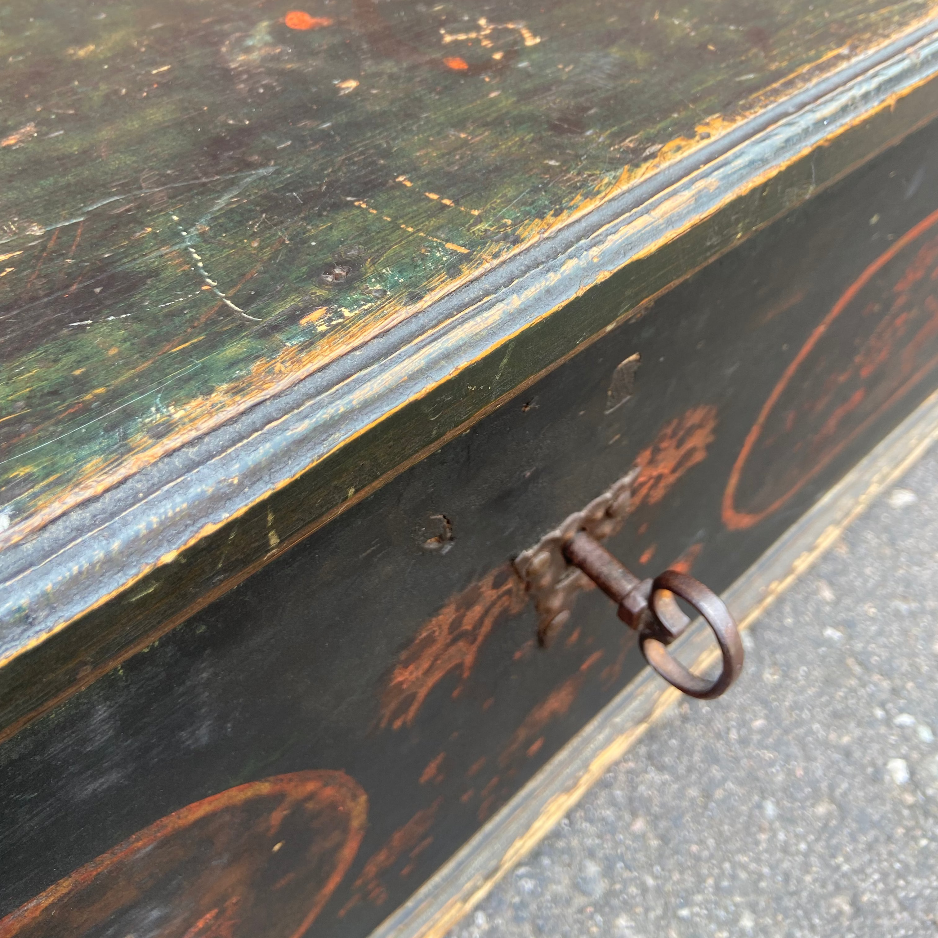 Antique French Marriage Trousseau Box