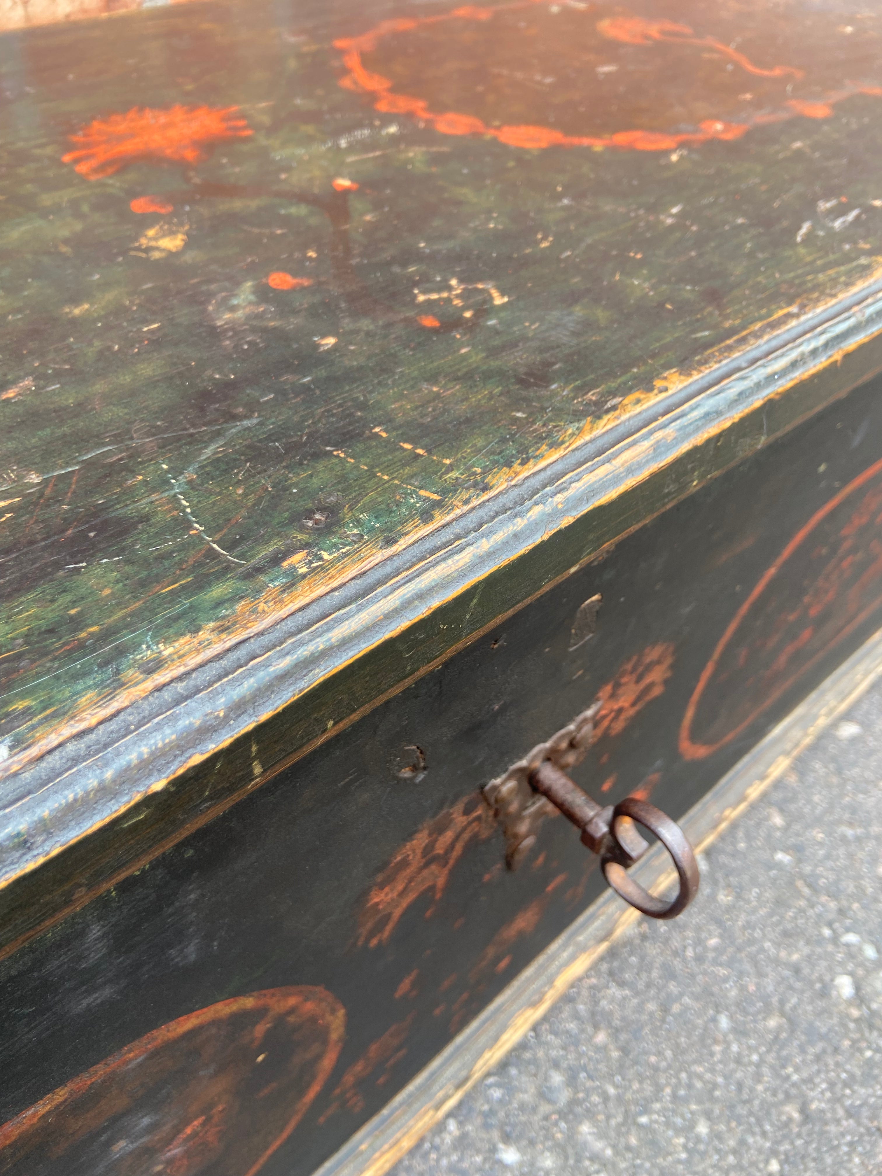 Antique French Marriage Trousseau Box