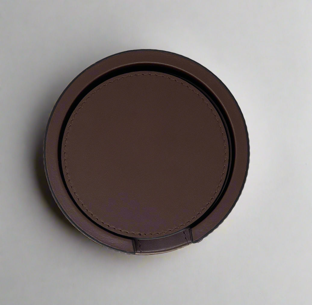 Tao Round Coaster Holder with 6 Tao Coaster