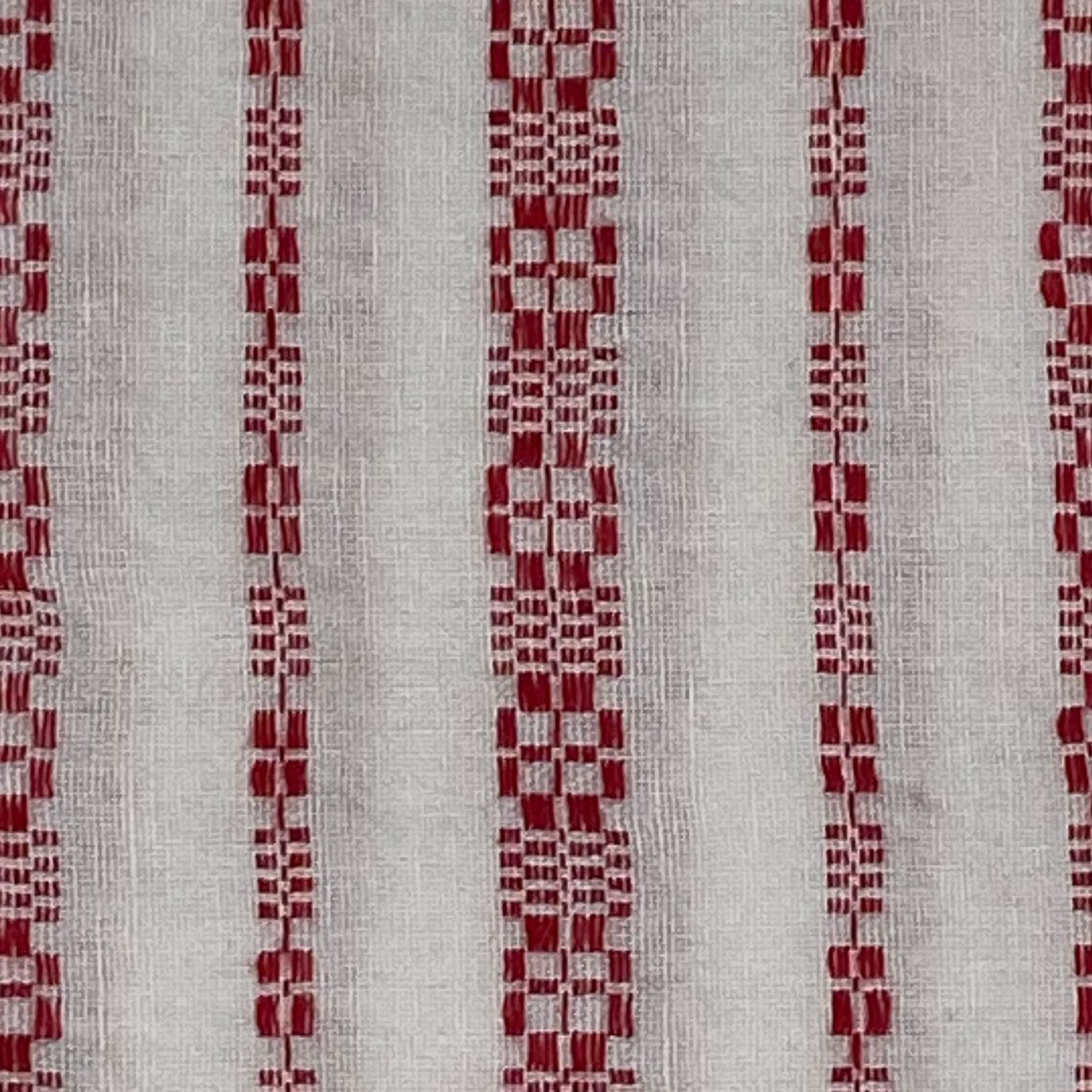 Set of 4 100% Linen Napkins - Stripes and Checks Collection