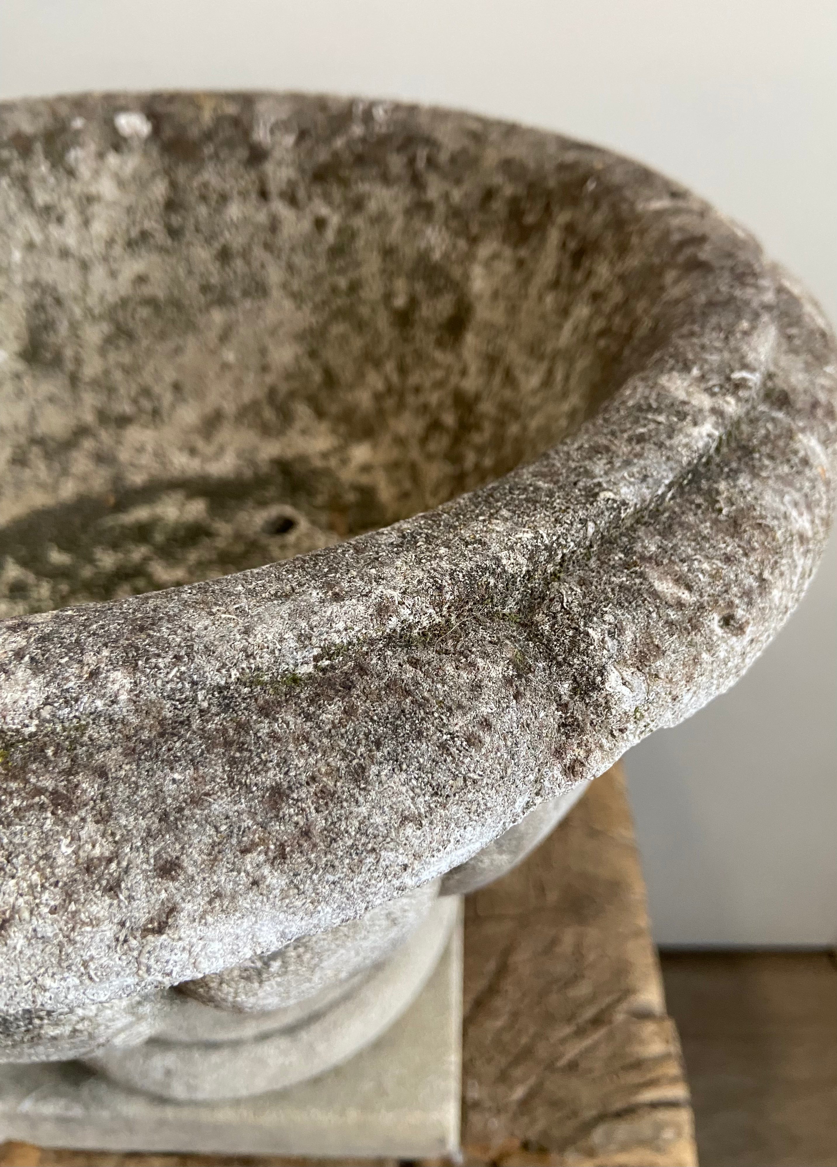 Antique Italian Concrete Planter
