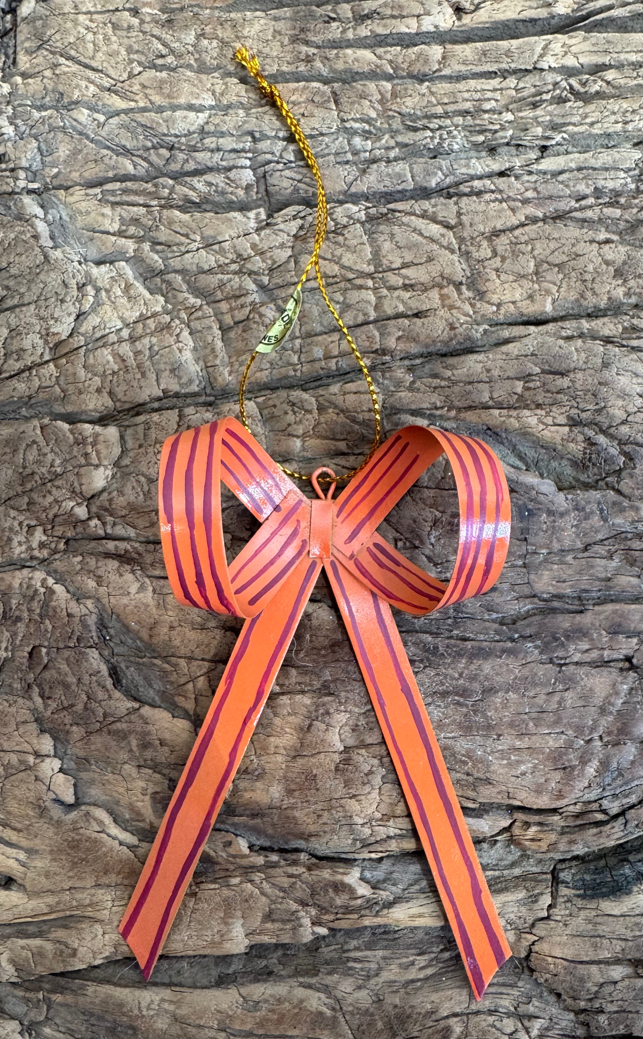 Metal Bow Ornament