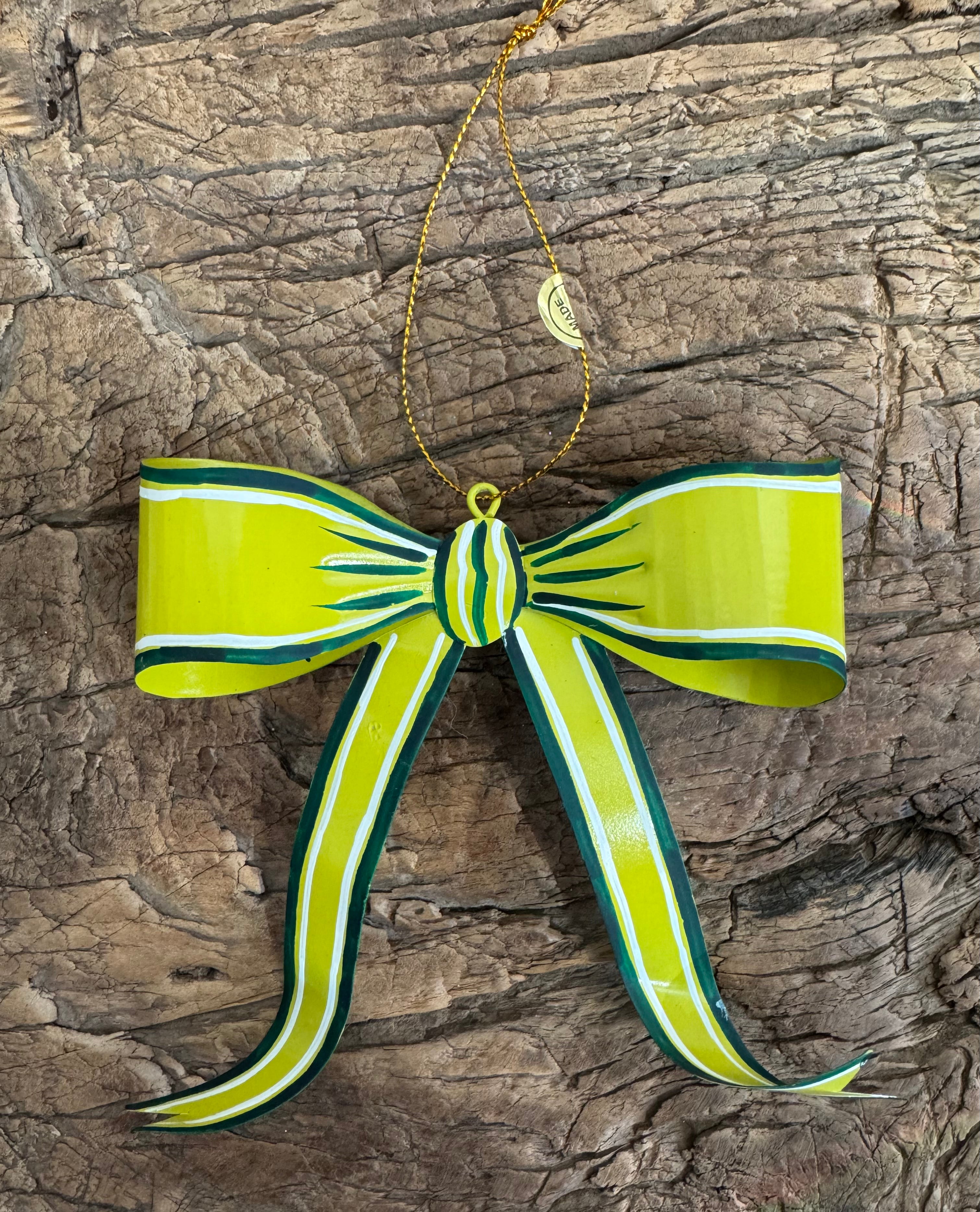 Metal Bow Ornament