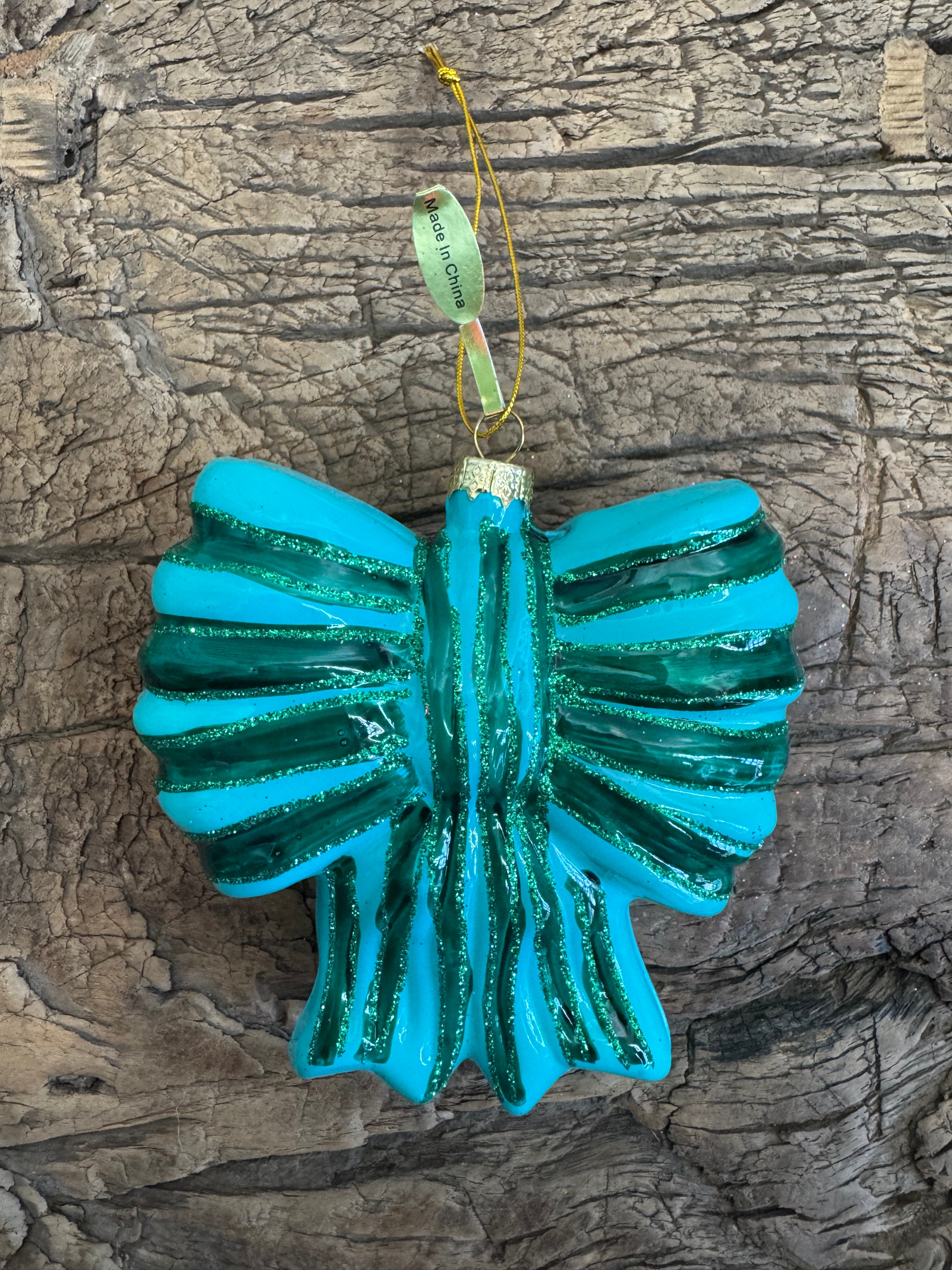 Striped Bow Ornament