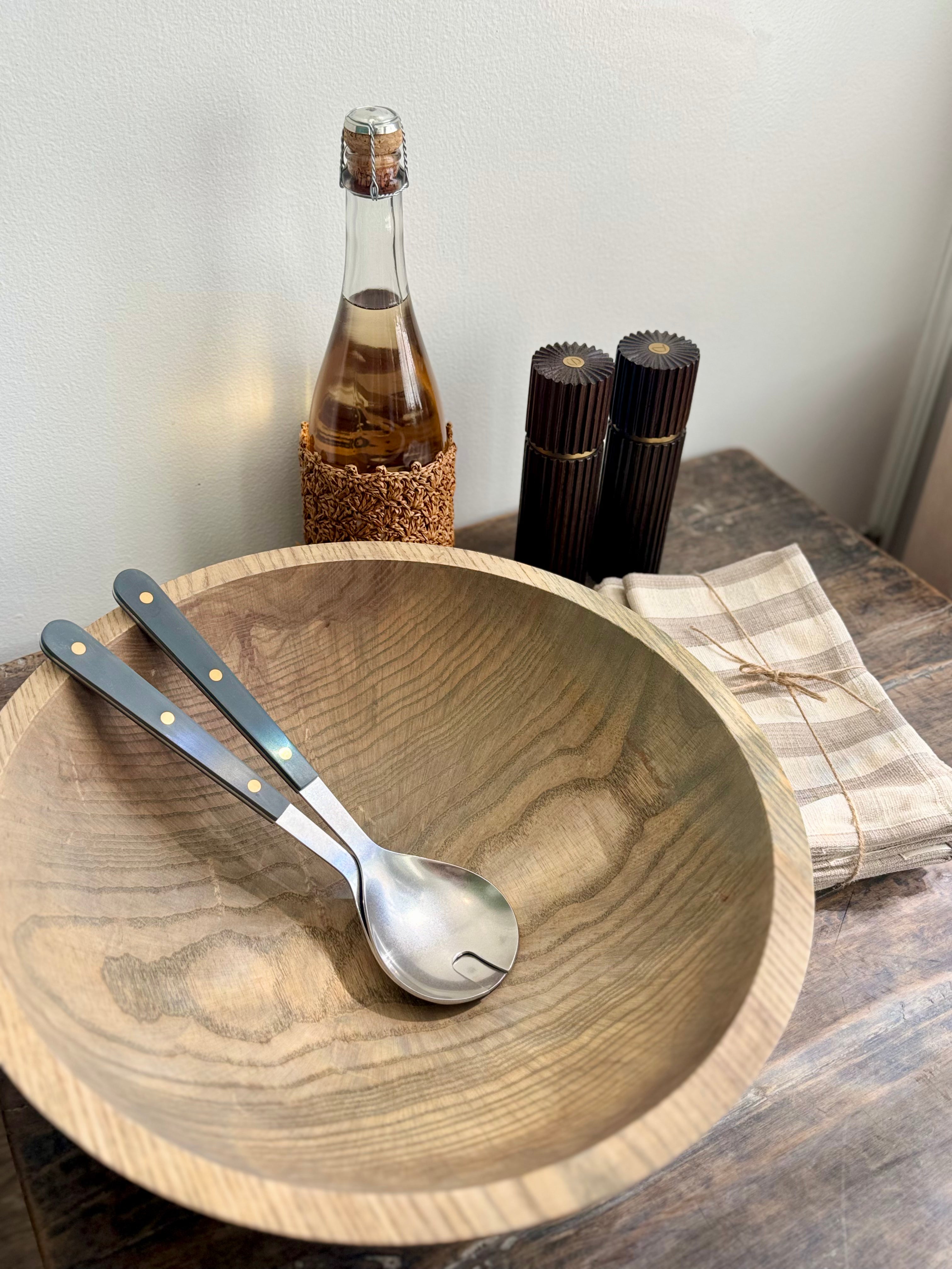 Crafted Wooden Bowl 15" diameter