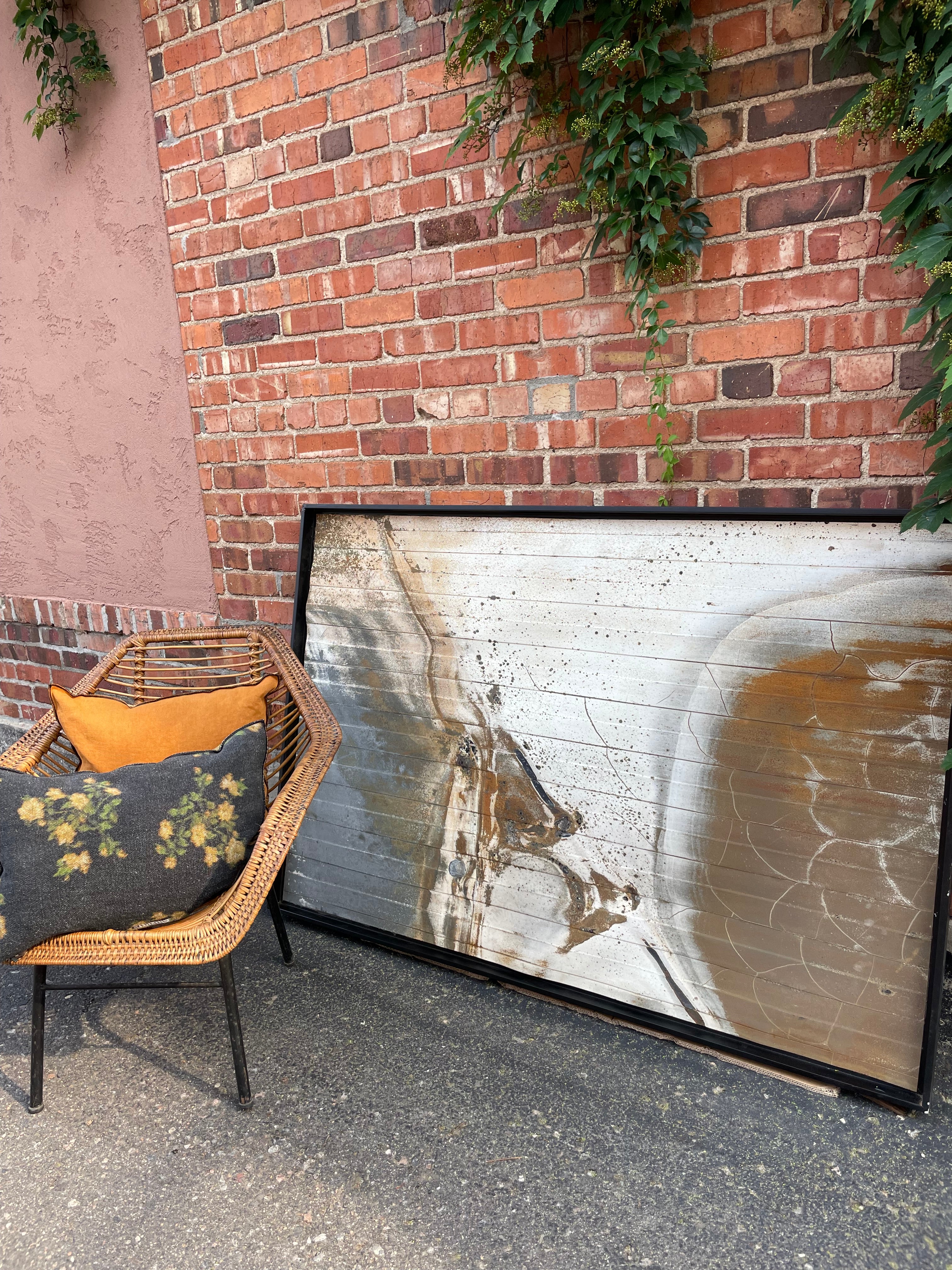 Reclaimed Corrugated Steel Art