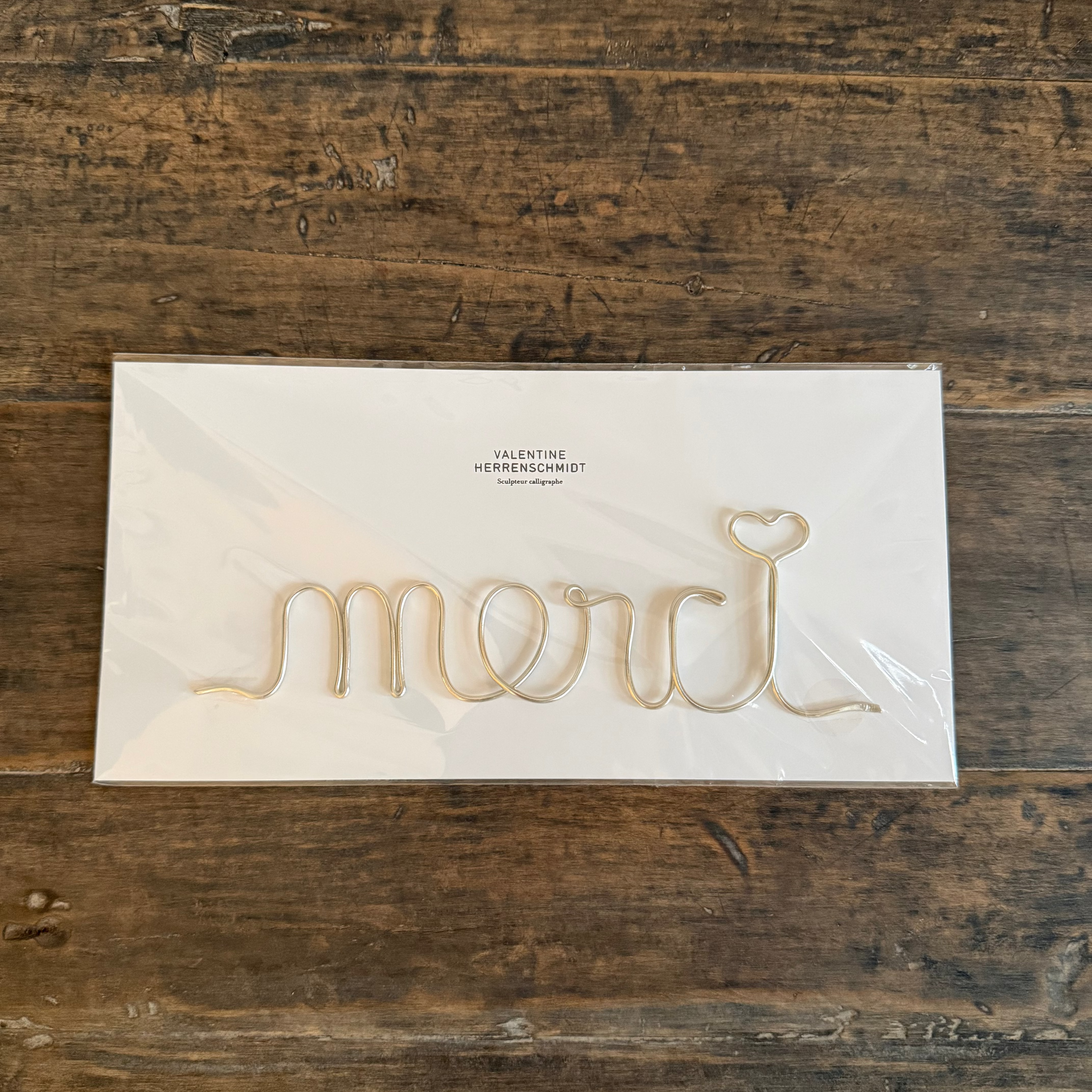 Calligraphy Word Sculpture