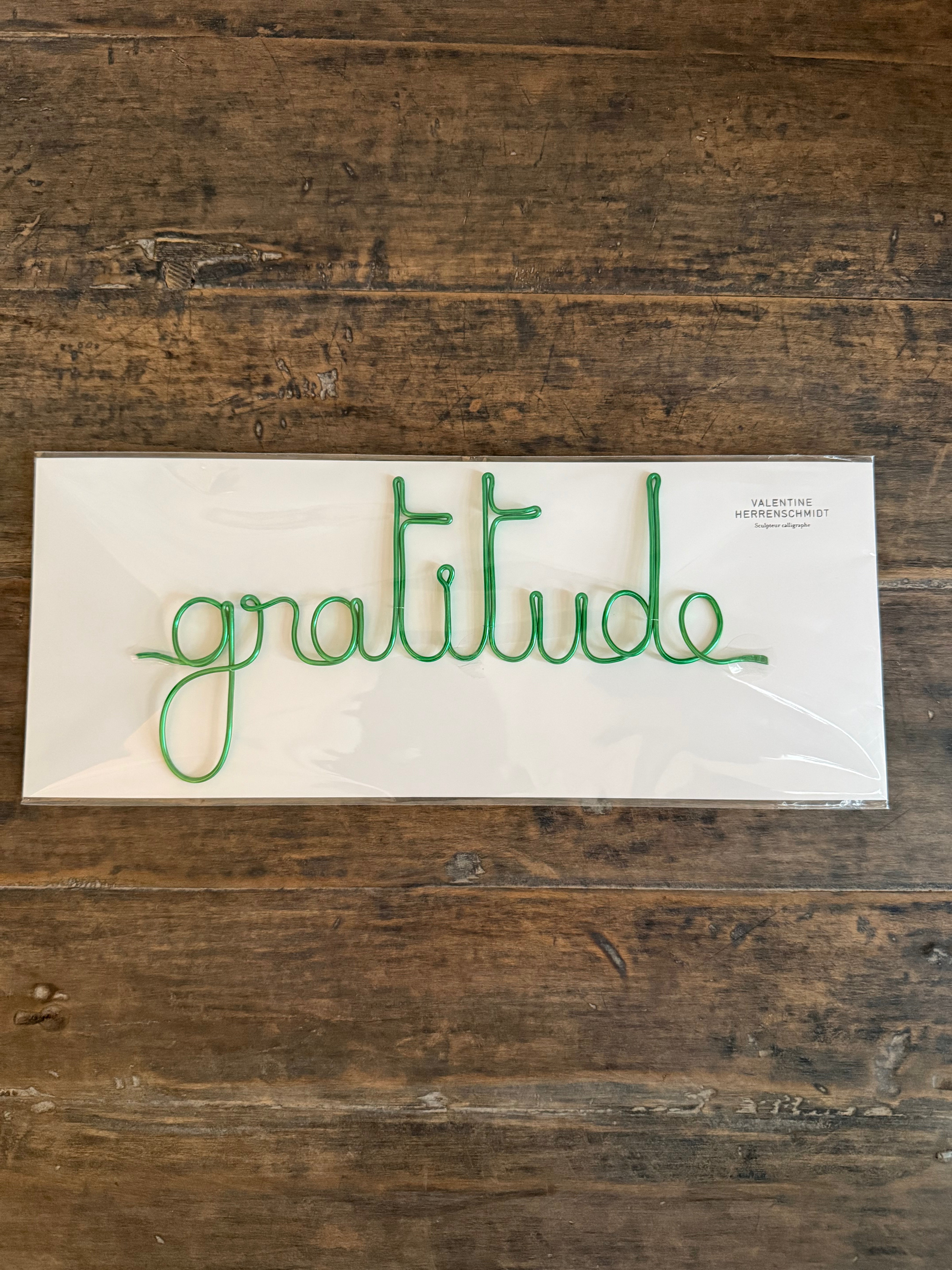 Calligraphy Word Sculpture