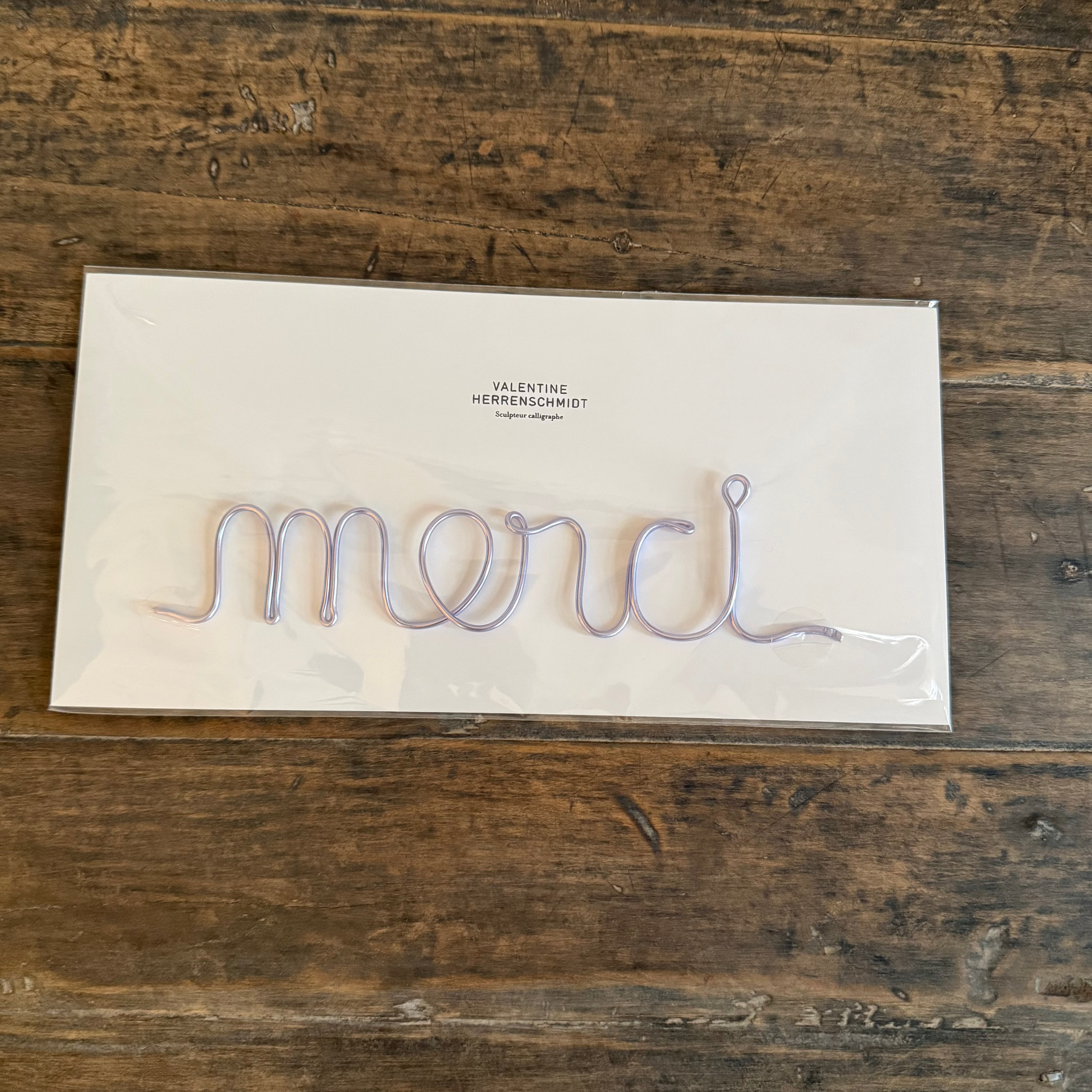 Calligraphy Word Sculpture