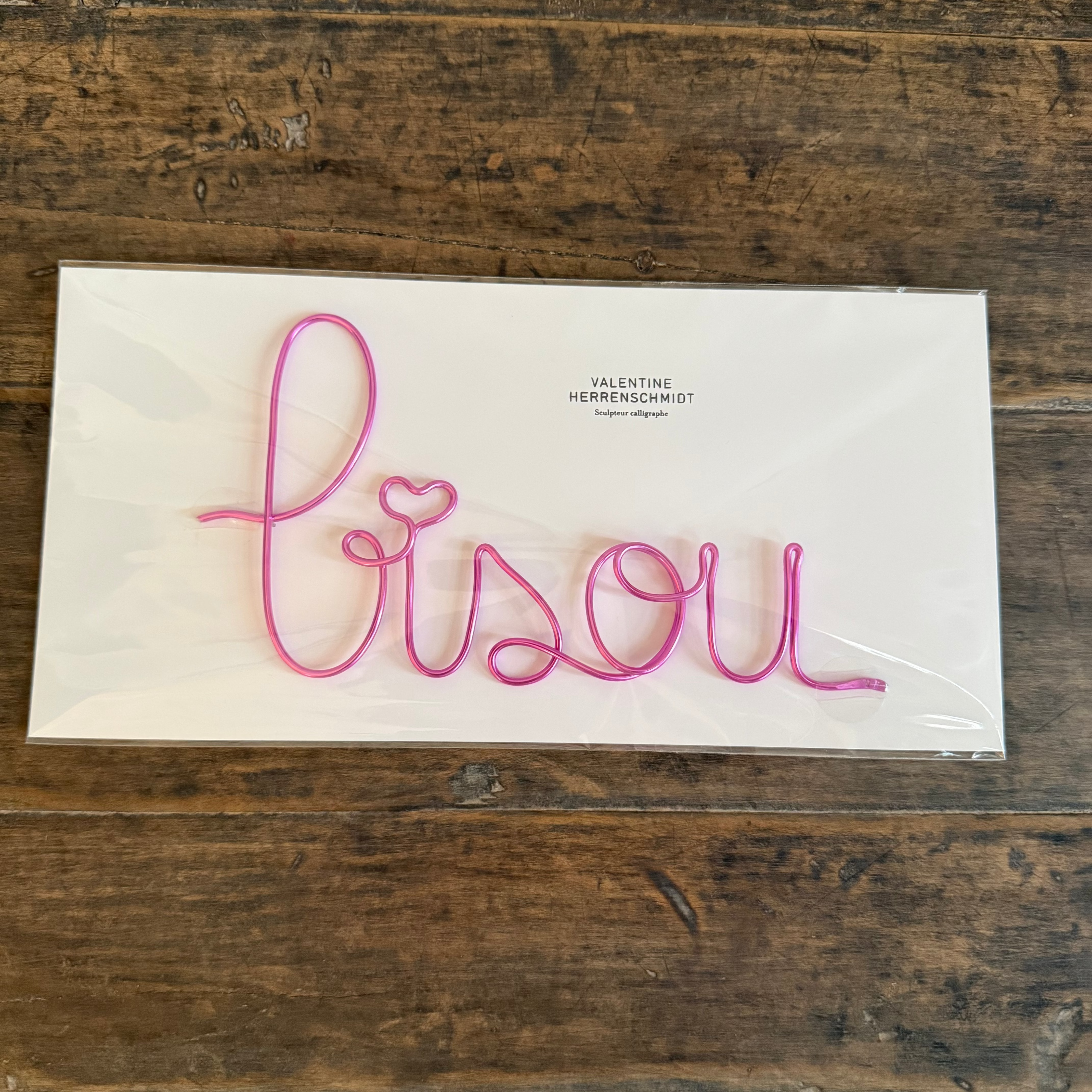 Calligraphy Word Sculpture