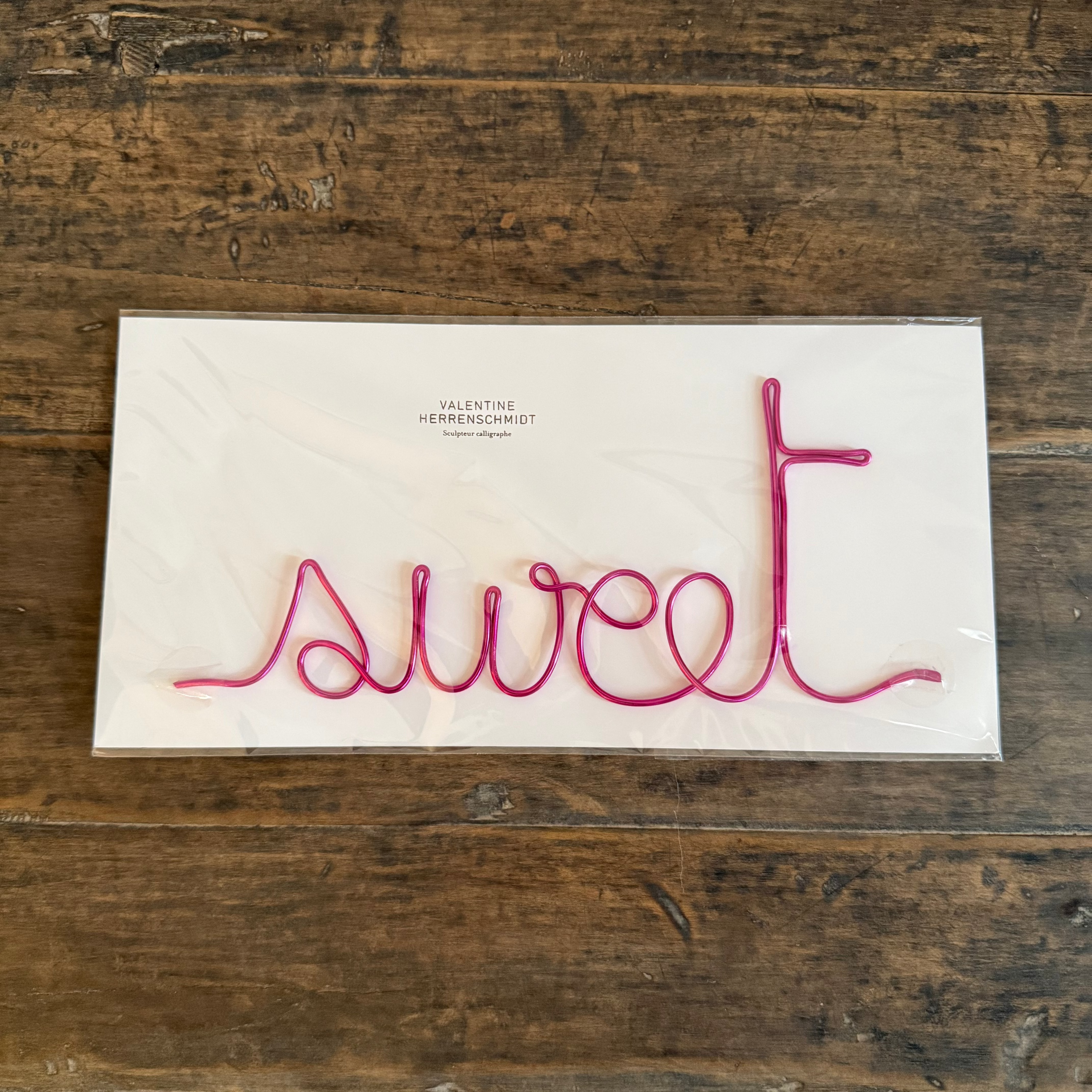 Calligraphy Word Sculpture