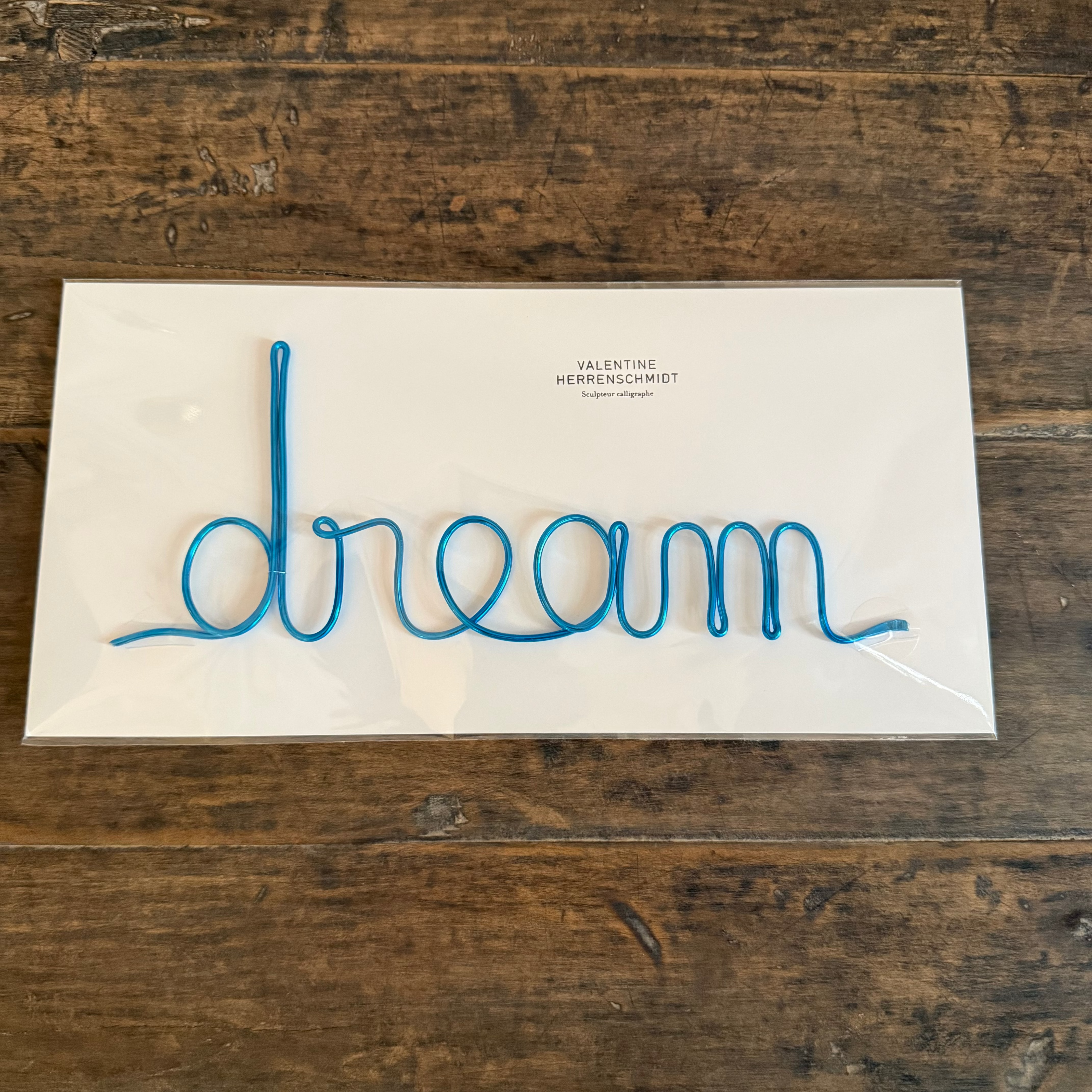 Calligraphy Word Sculpture