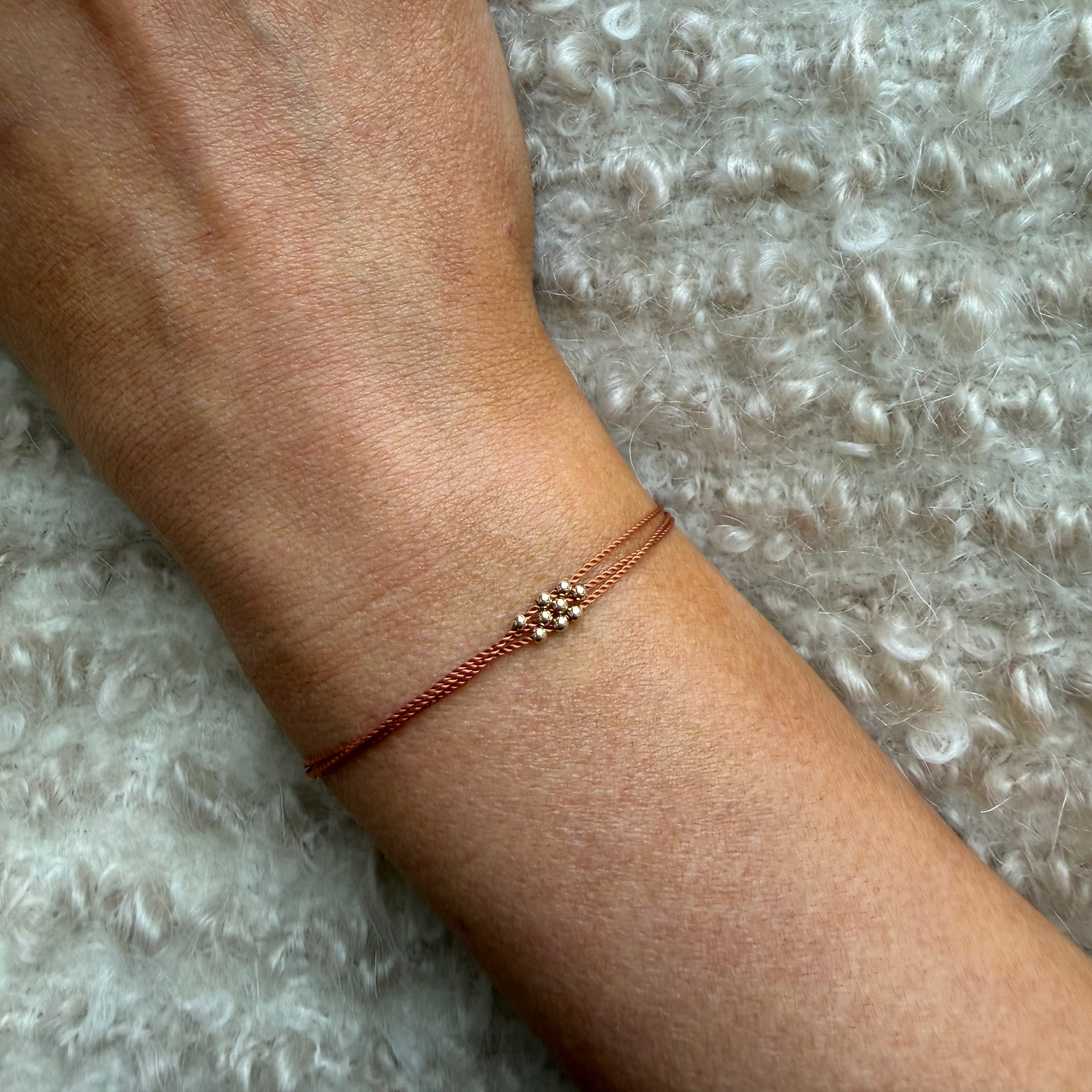 Wish Me Luck Bracelet, 14kt. YG