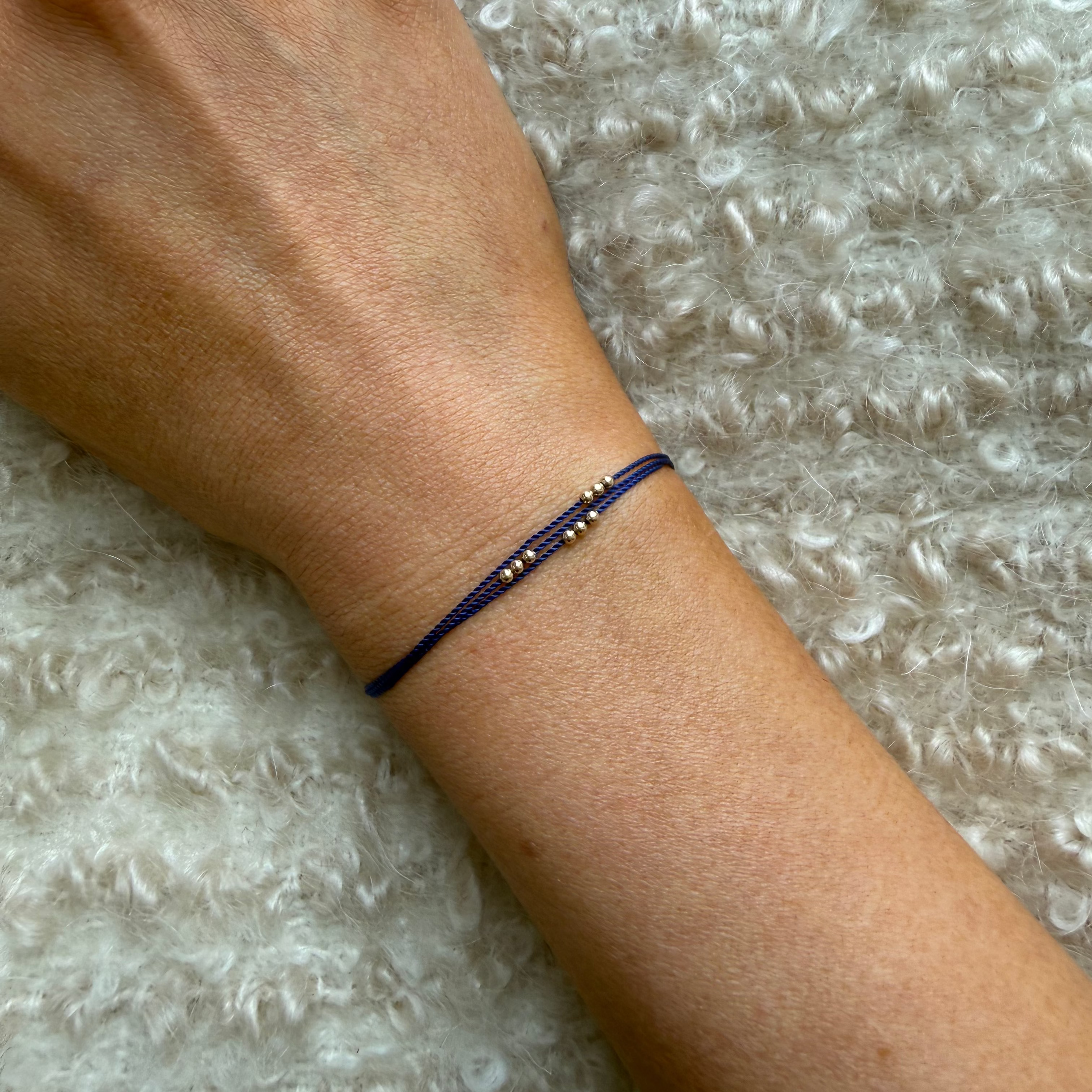 Wish Me Luck Bracelet, 14kt. YG