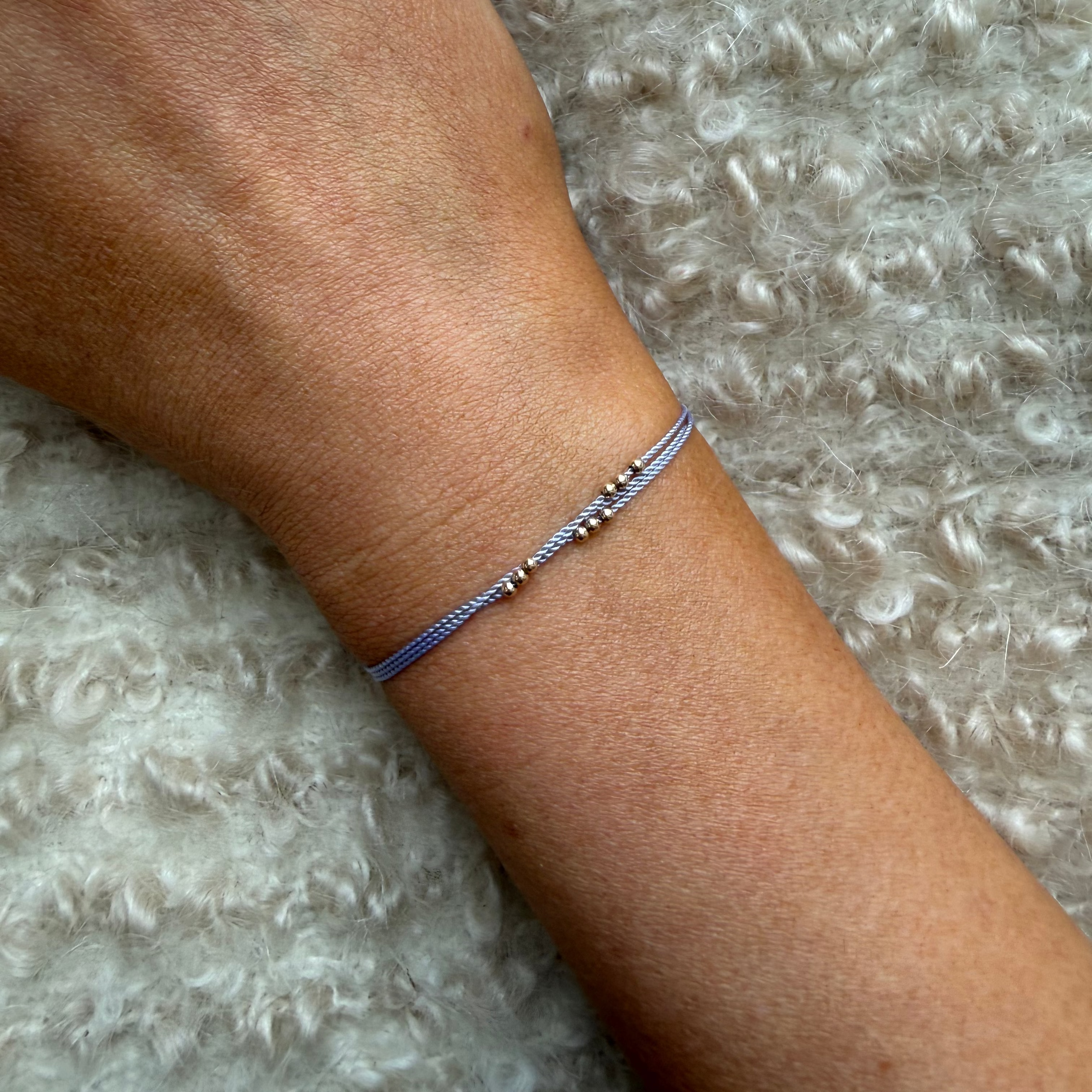 Wish Me Luck Bracelet, 14kt. YG