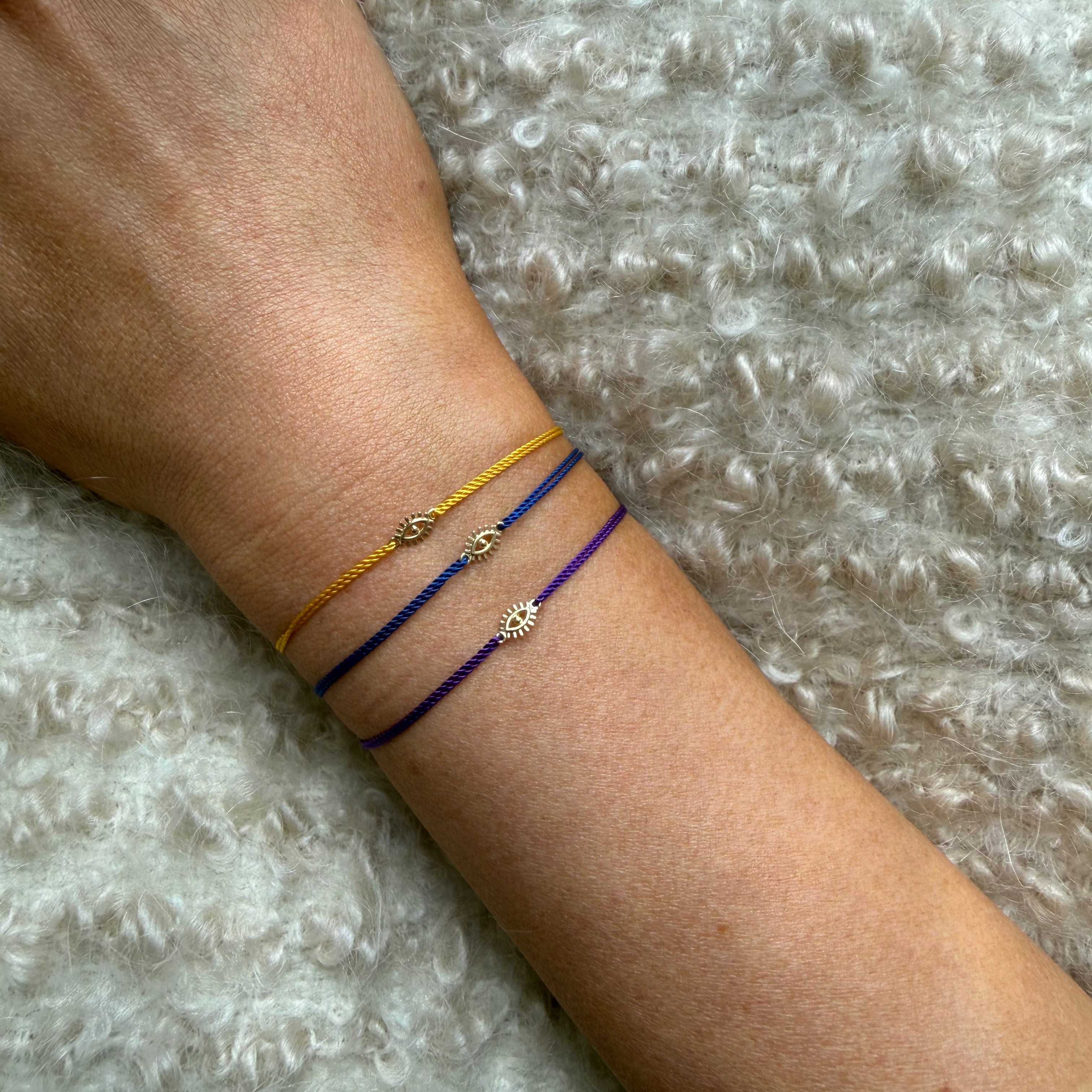 Guard Me Cord Bracelet, 14kt. Yellow Gold