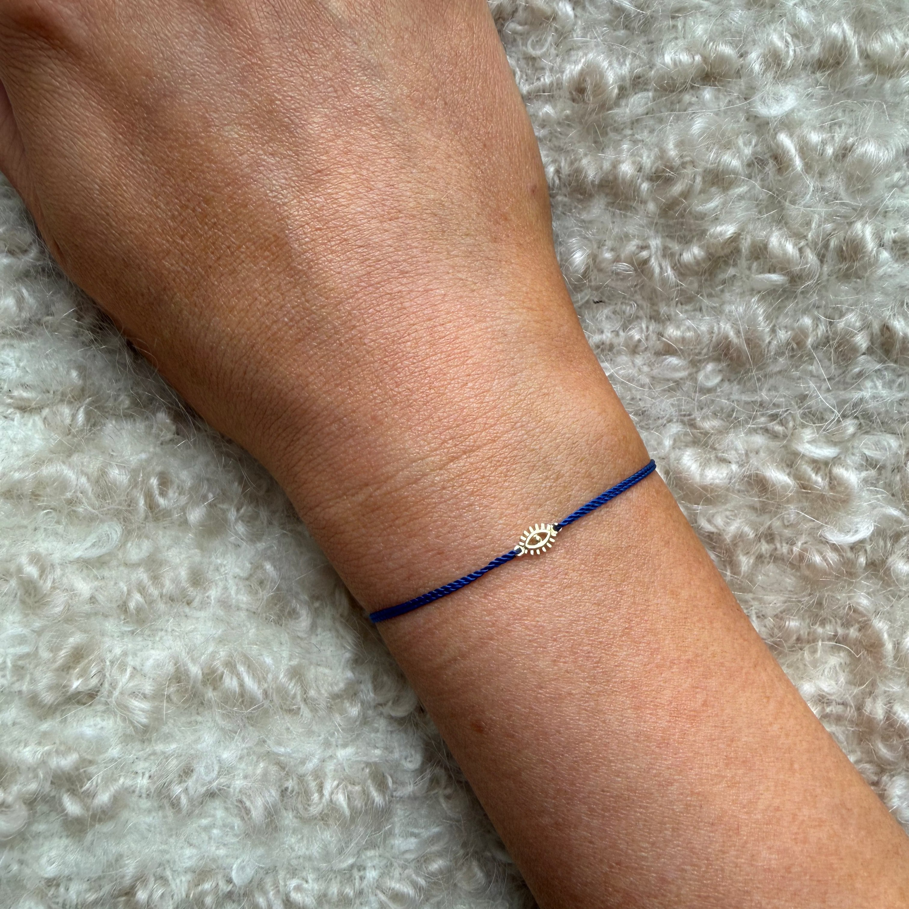 Guard Me Cord Bracelet, 14kt. Yellow Gold