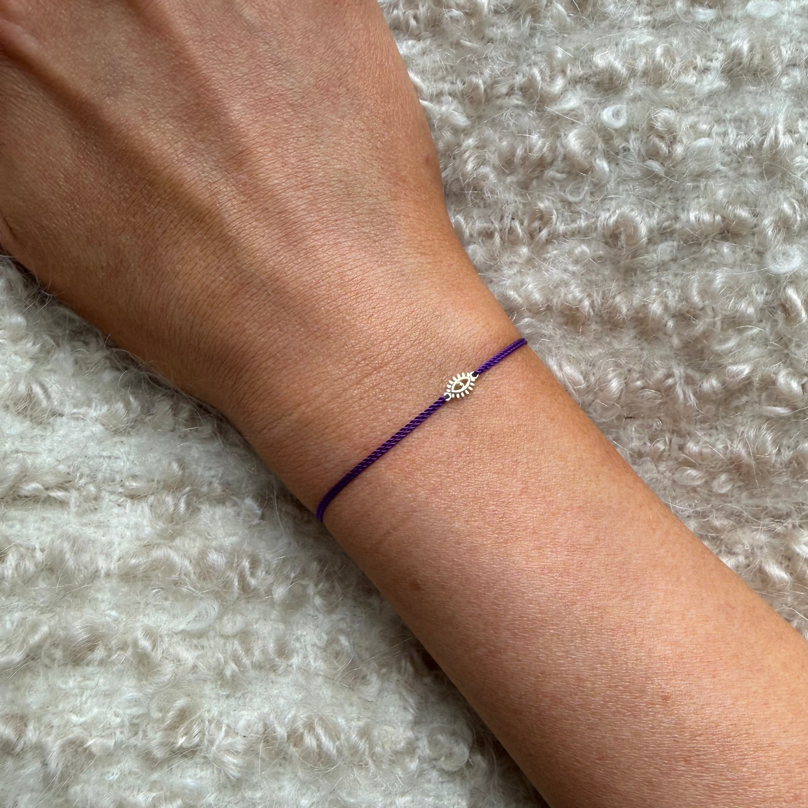 Guard Me Cord Bracelet, 14kt. Yellow Gold