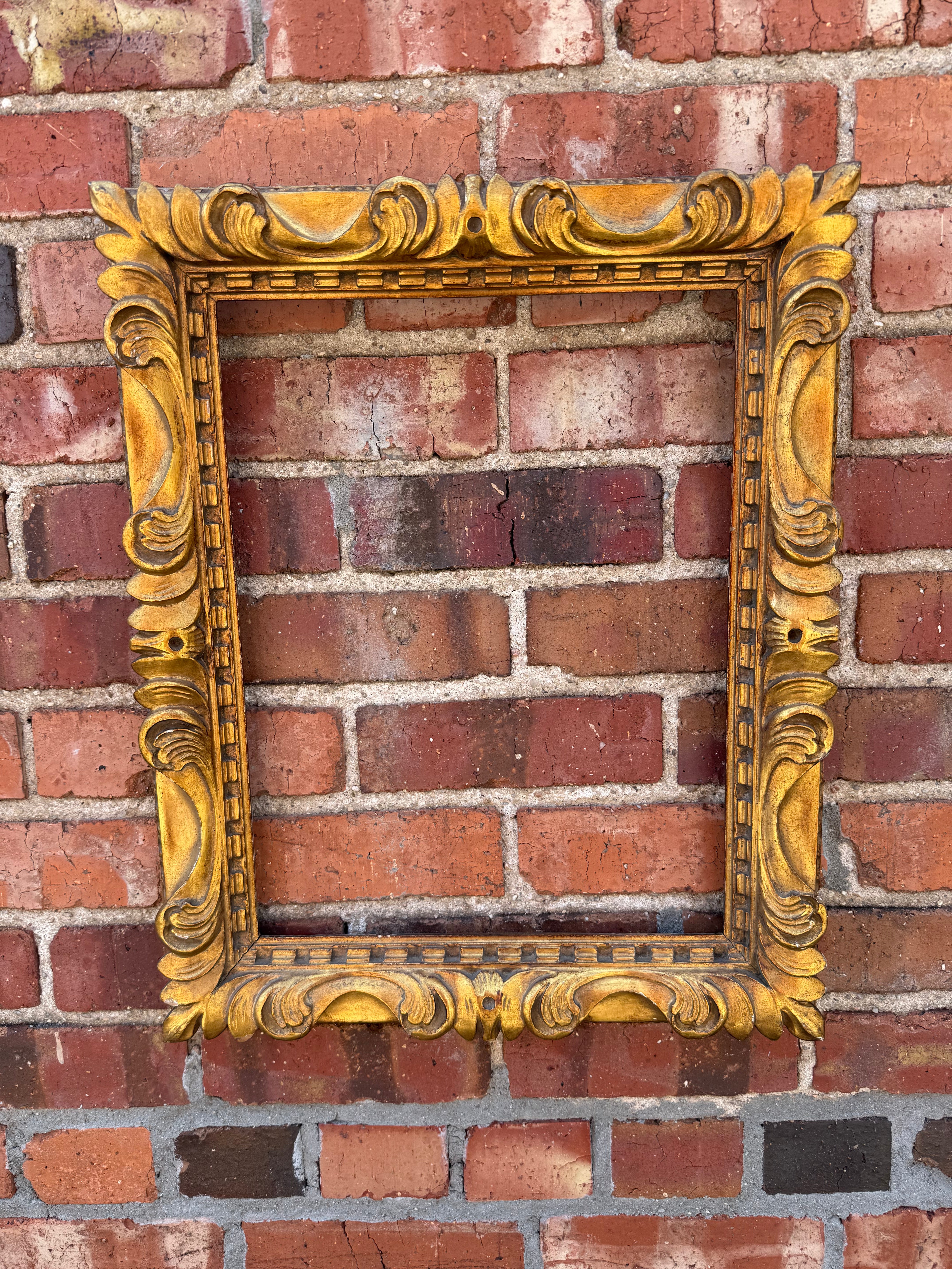 Gold Antique 18thc. Venetian Frame (Empty)