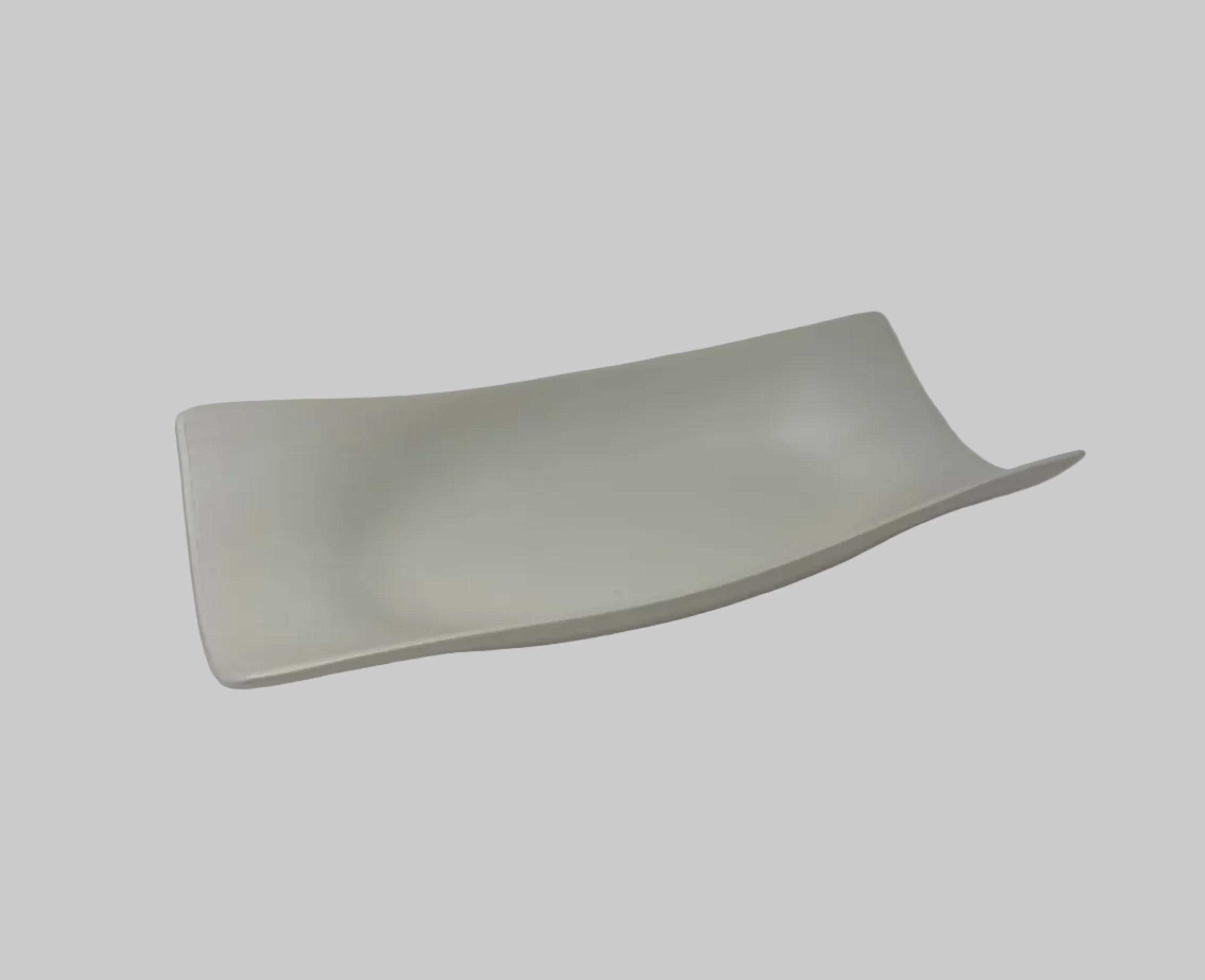 Vare Small Rectangular Ceramic Tray Wavy A