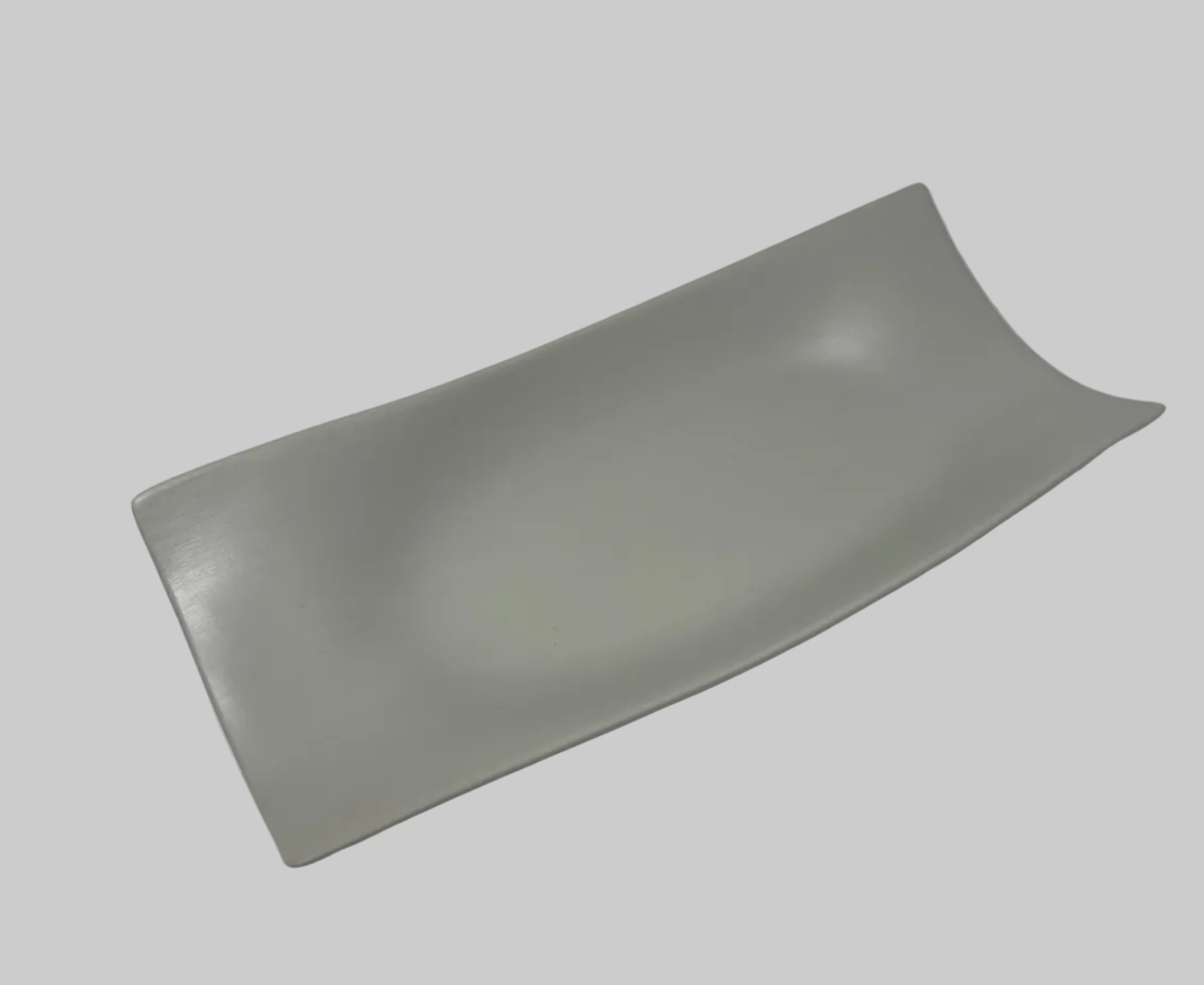 Vare Small Rectangular Ceramic Tray Wavy A