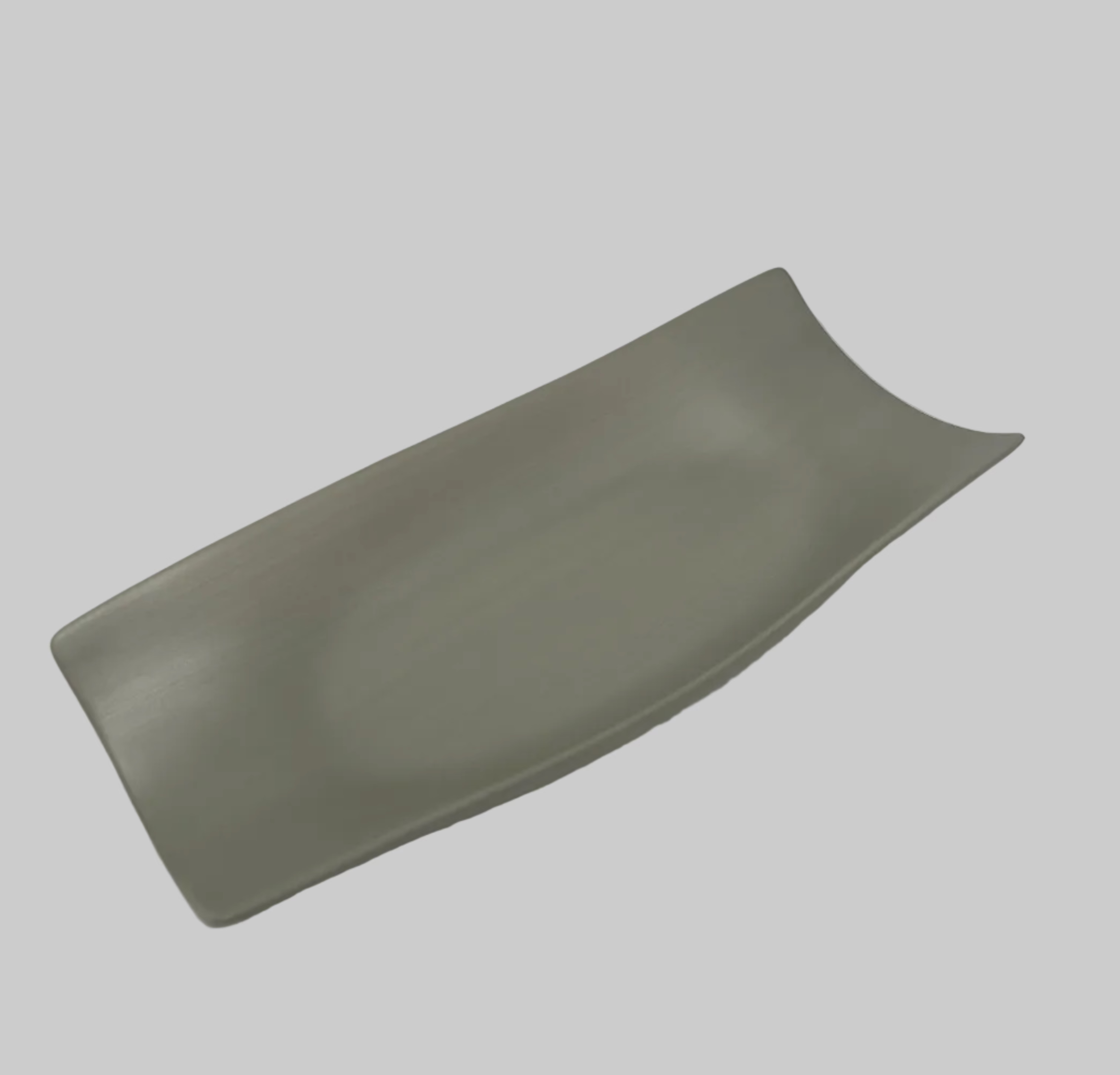 Vare Small Rectangular Ceramic Tray Wavy A
