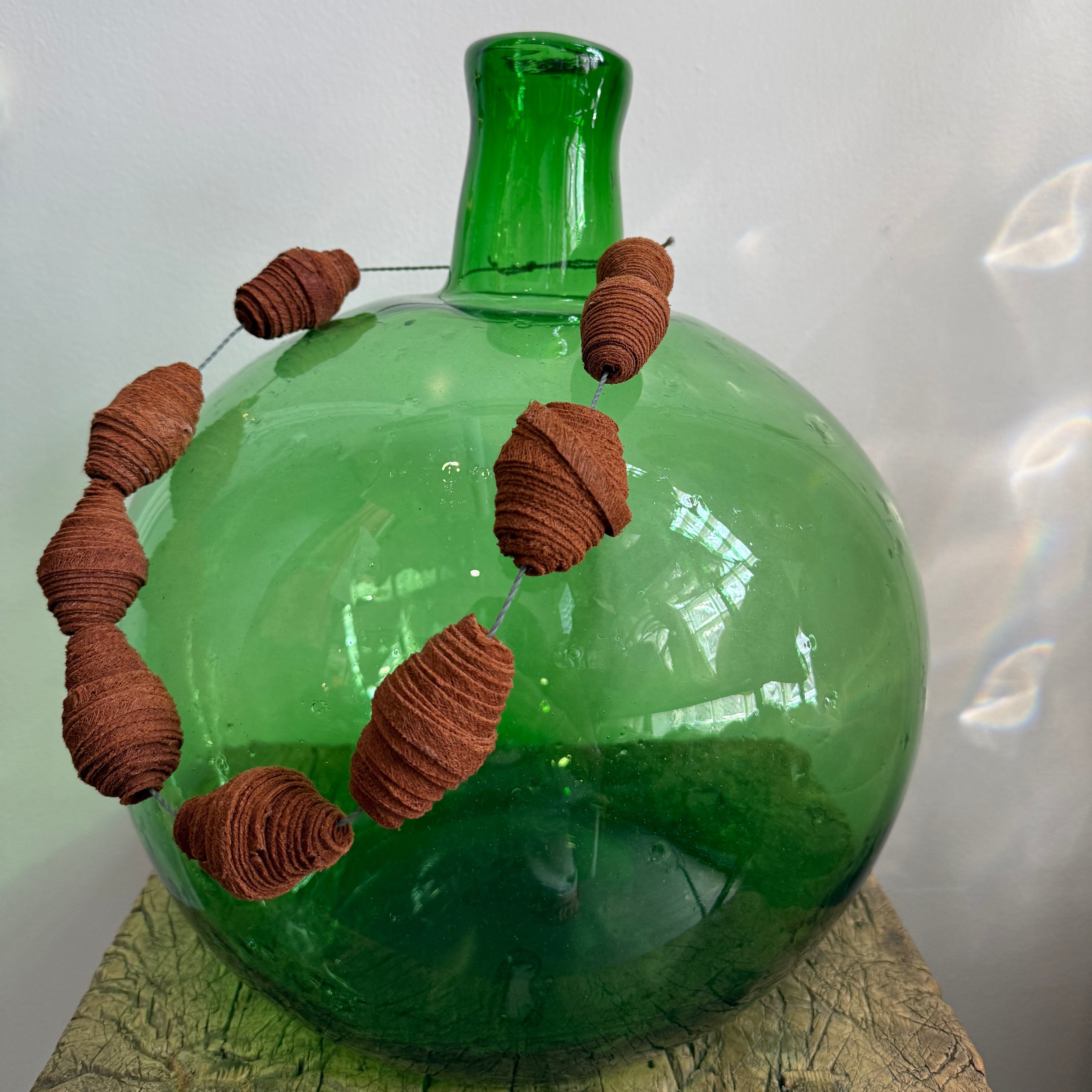 African Bark Decorative Bead String