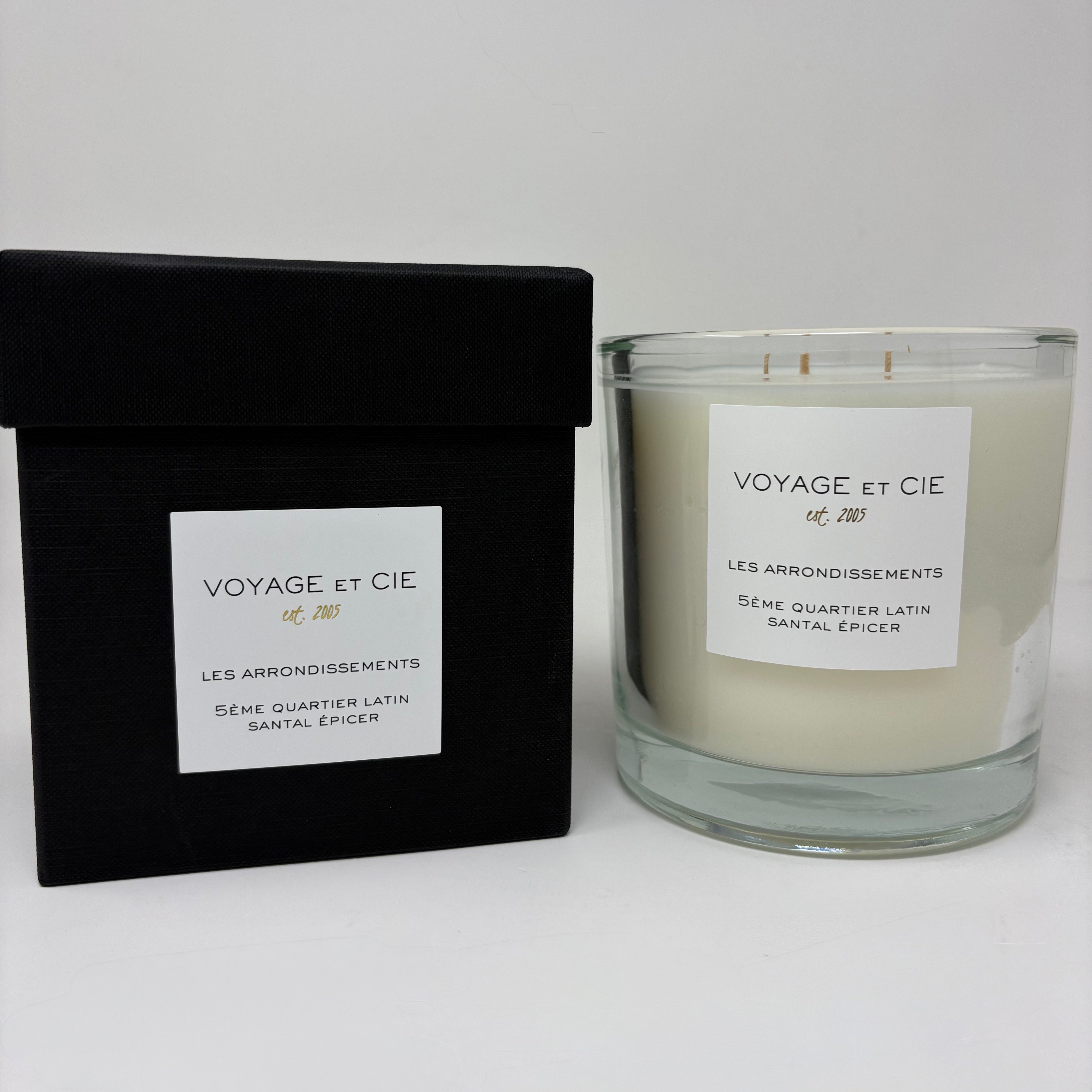 Voyage et Cie Candle 5" Three Wick 30oz.