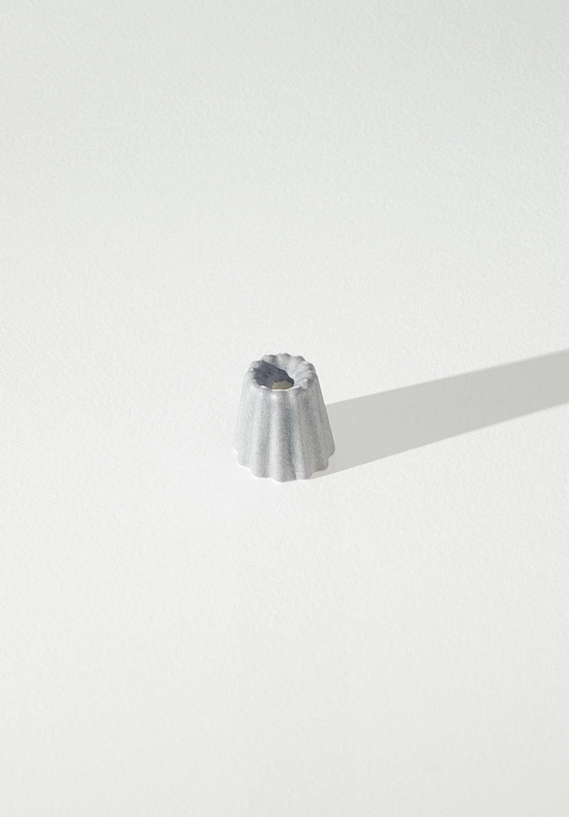 Porcelain Canele Candle Holder, Small