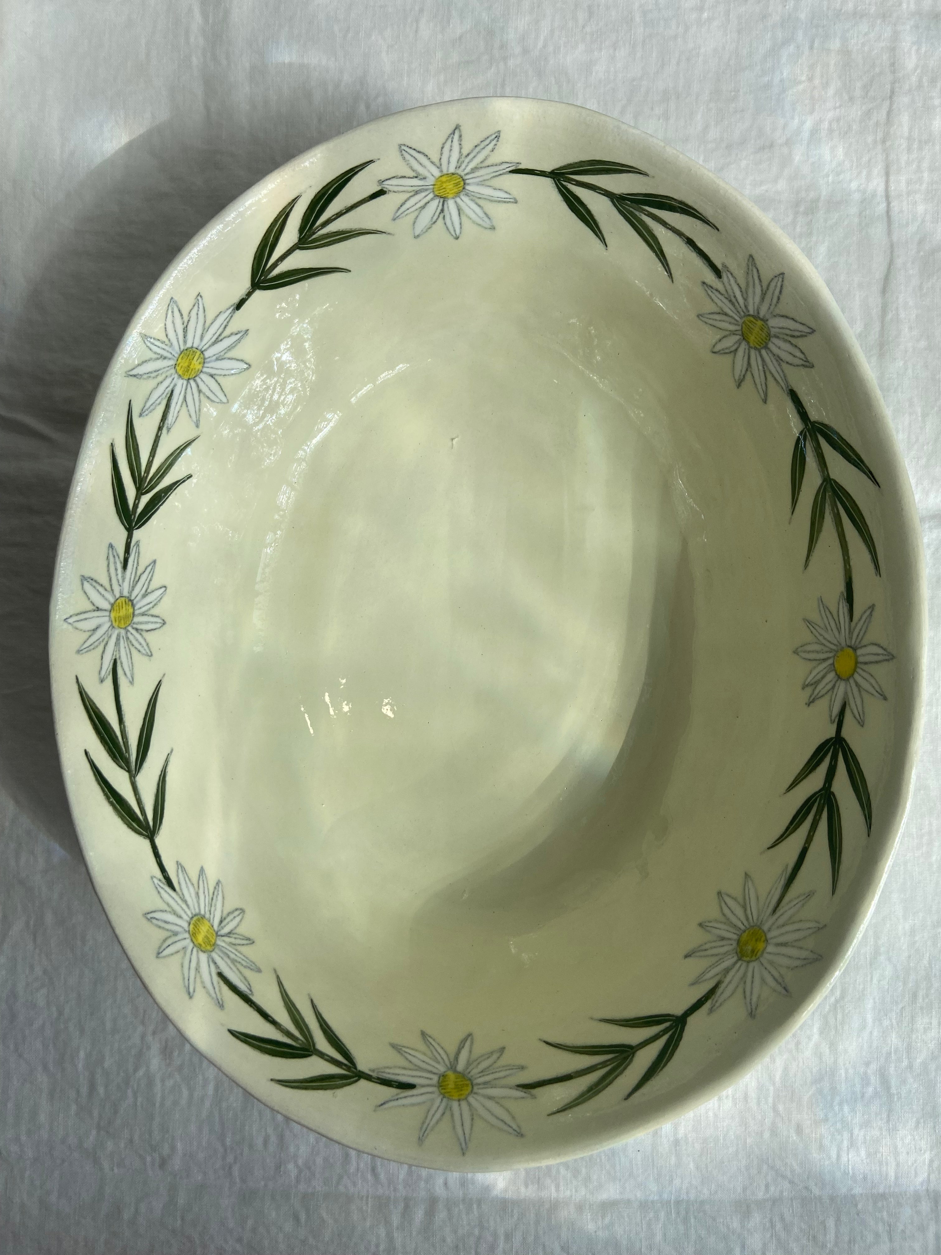 Oval Flower Bowl, Large
