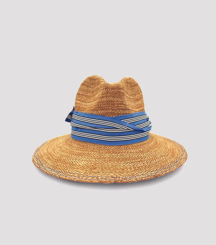 Rise N' Shine Hat, Striped Ribbon