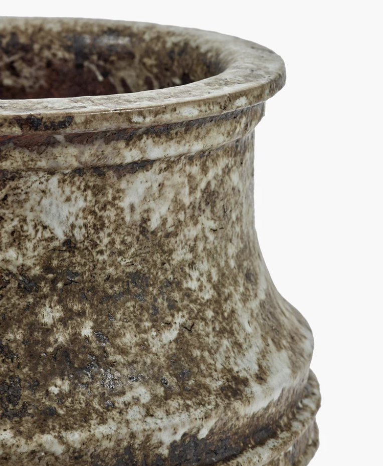 Serax Kelly Wearstler Mesa Planter 01 M White Brown - Homebody Denver