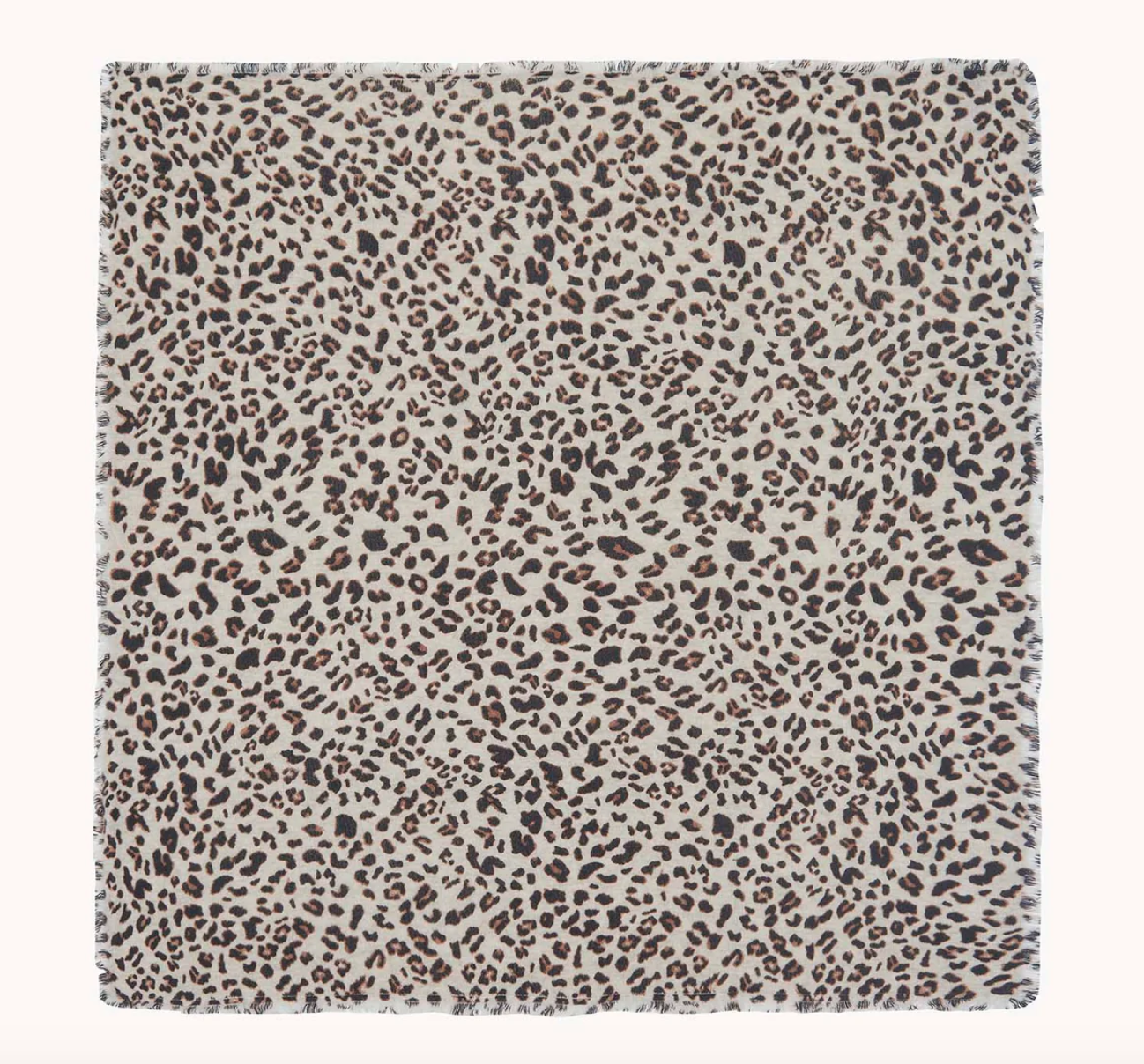 Kujten Cashmere Hachiko Leopard Scarf - Homebody Denver
