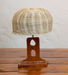 Honore Deco Table lamp MVALLEY M, Caramel Ceramic Base/Rattan Shade - Homebody Denver