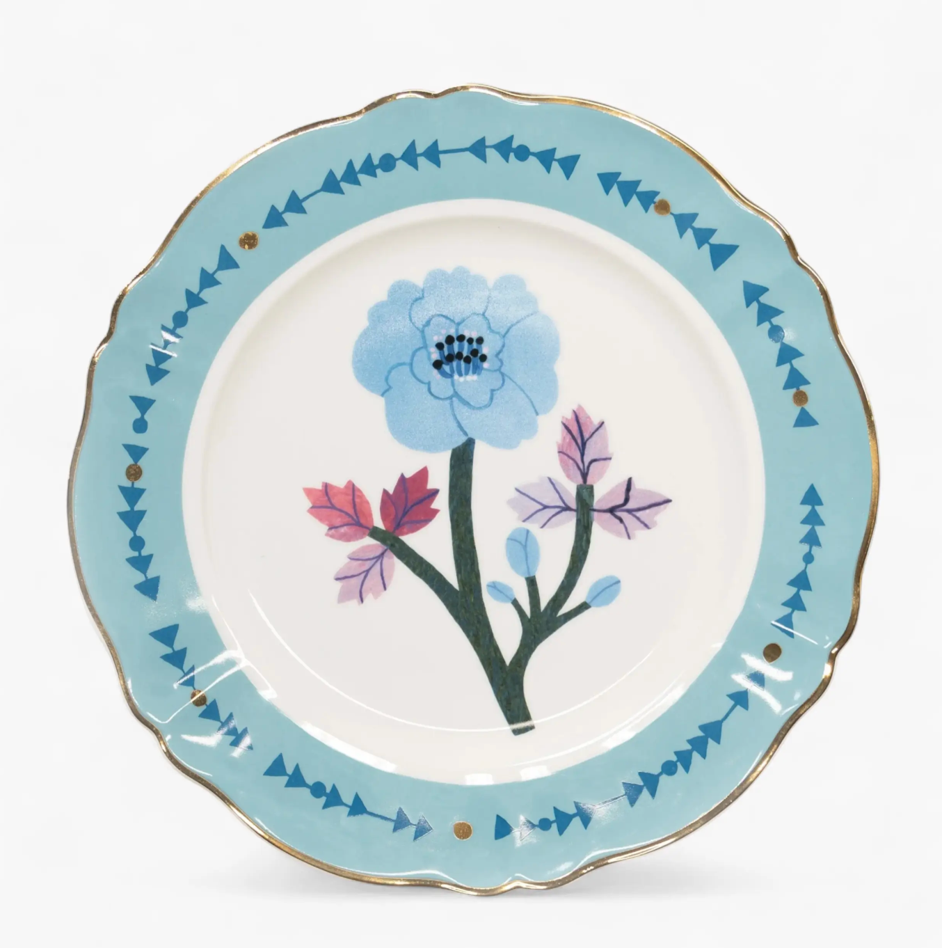 ROUND PLATTER BOTANICA 13" diameter