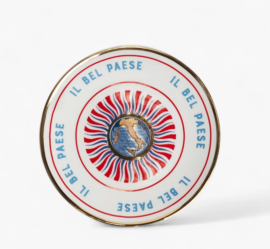 UN BUON RICORDO CERAMIC PLATE 6" diameter
