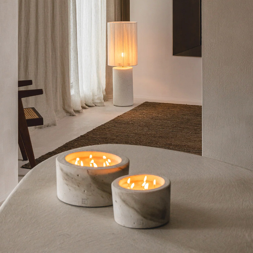 Indoor: Urban Candle Large Ecru (Black Sea)
