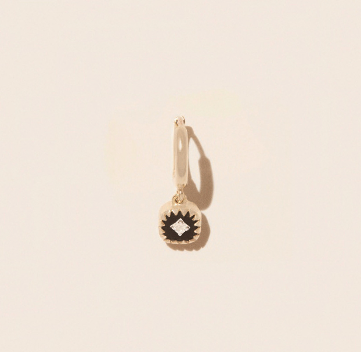 Pascale Monvoisin Pair of Pierrot Hoop Earrings