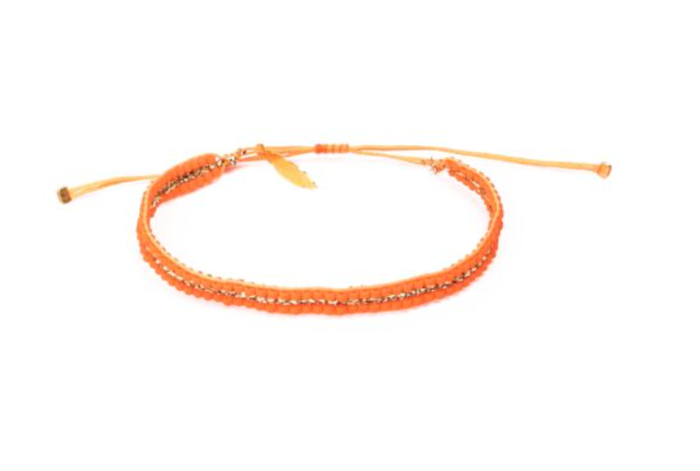 Etincelle Bracelet, 2 Rows Miyuki Beads