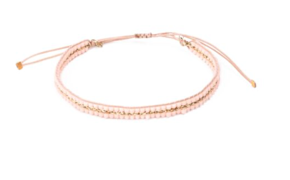 Etincelle Bracelet, 2 Rows Miyuki Beads