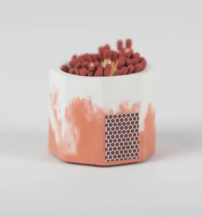 Match Holder with Matches and Striker