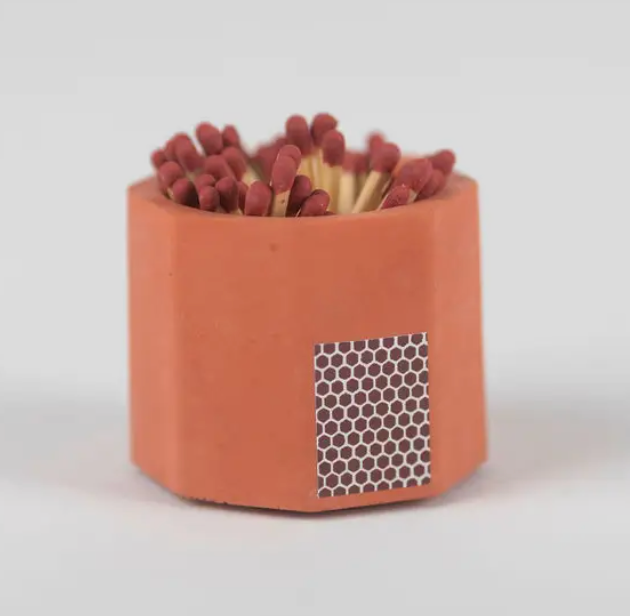 Match Holder with Matches and Striker