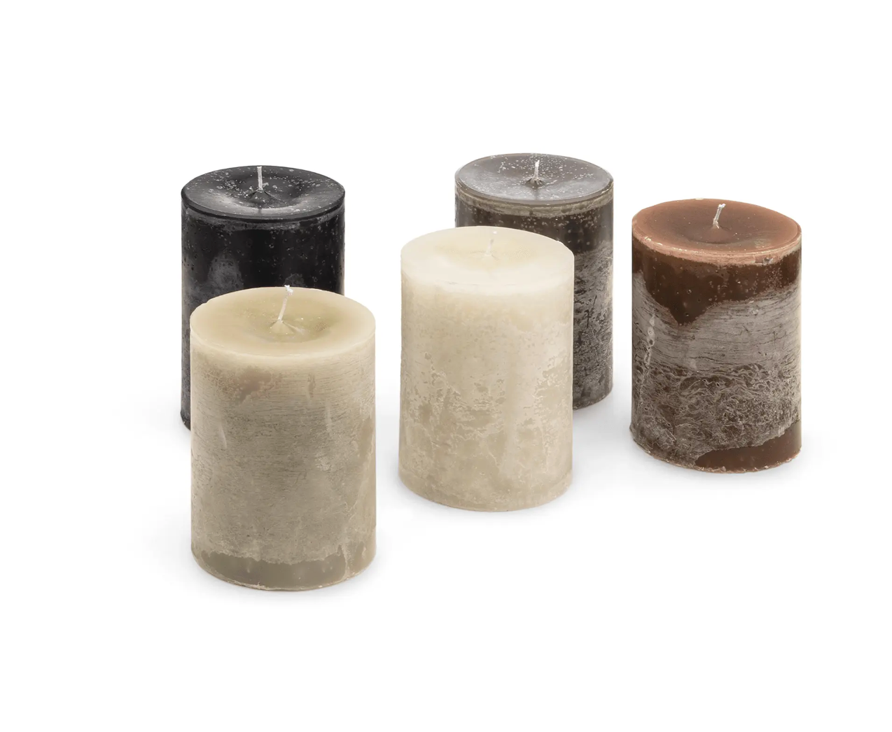 Pillar Candle Opaque Brown